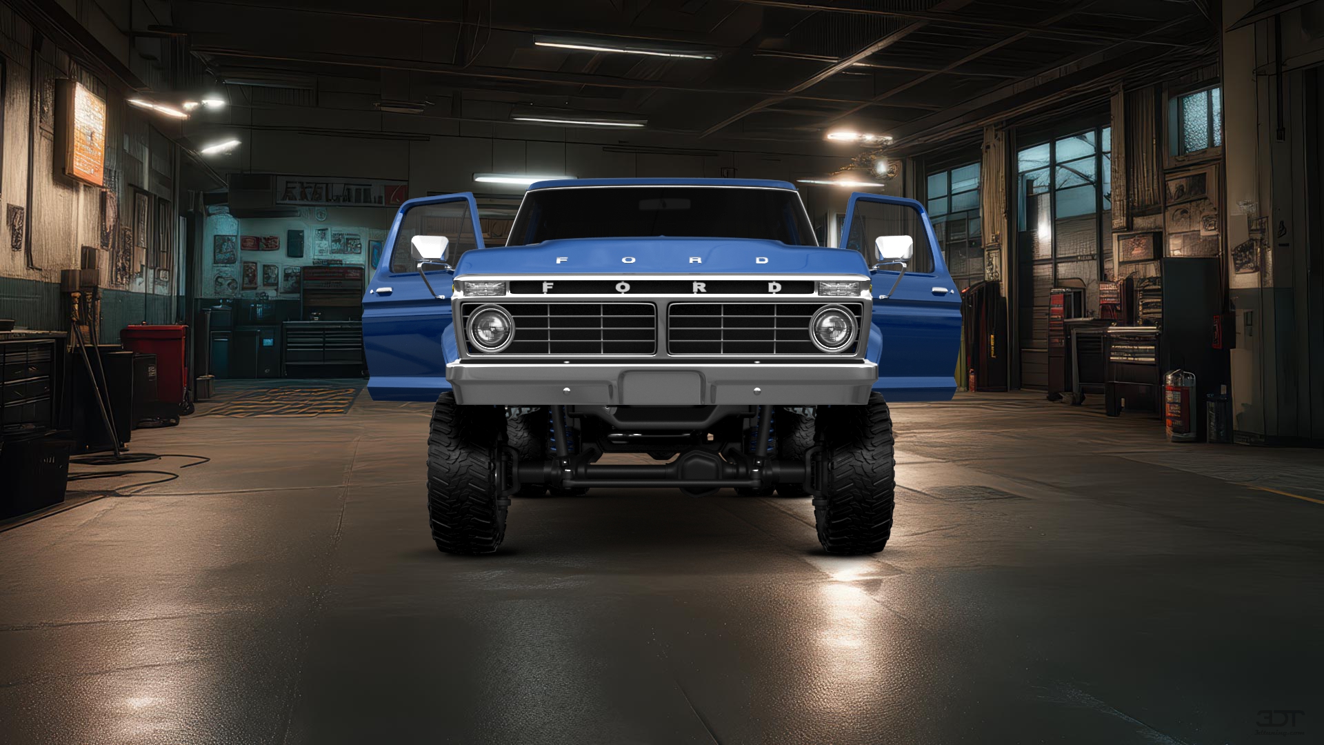 Ford F-350 Dually 4 Door pickup truck 1973 Images