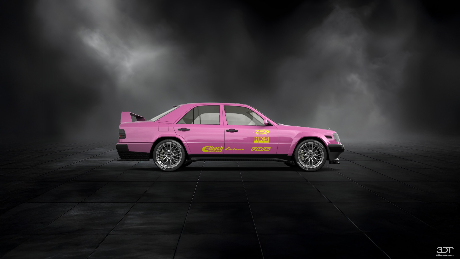 wubba lubba fuckedup's Mercedes E-Class 1984 with Tops, Trunk Lid ...