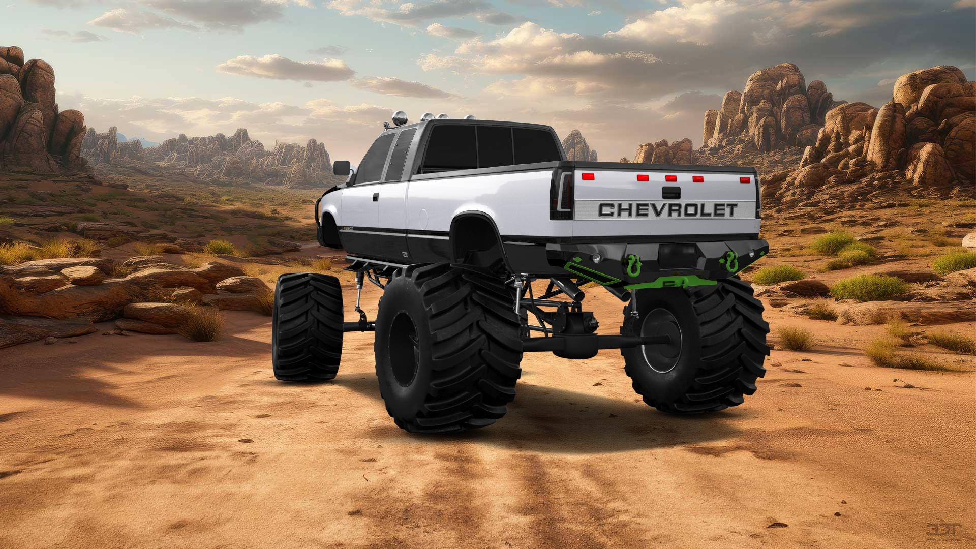 Chevrolet K3500 Extended Cab Pickup Truck 1988