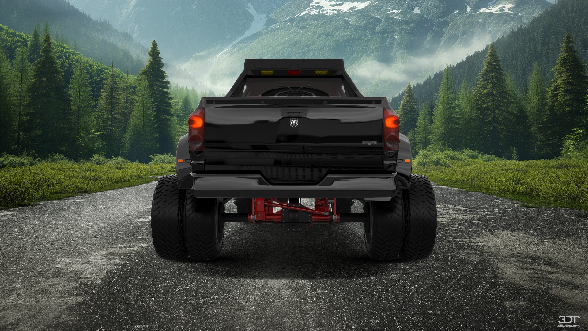 Dodge Ram 3500 Dually 4 Door pickup truck 2007