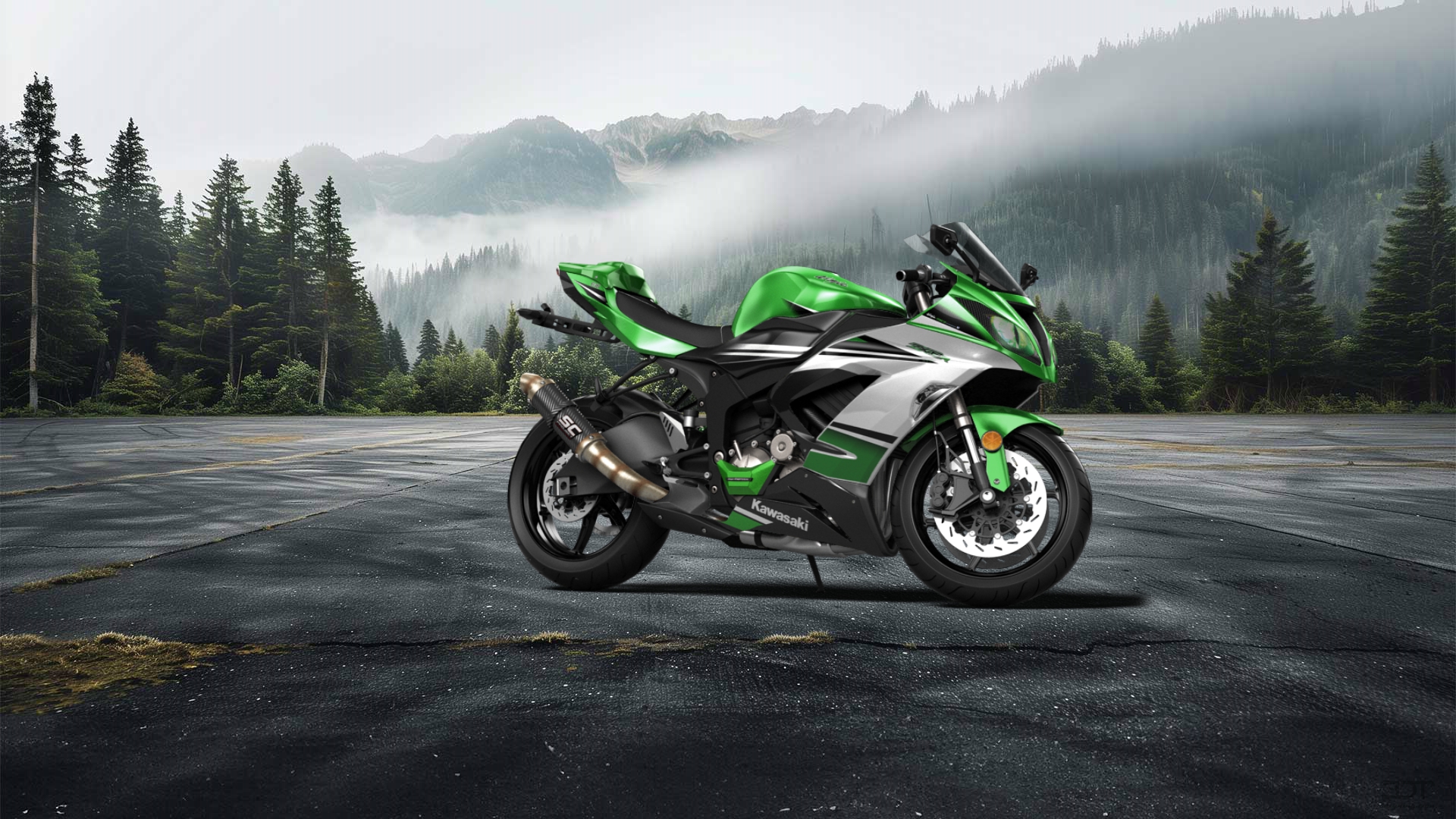Kawasaki Ninja ZX 6R Sport Bike 2015
