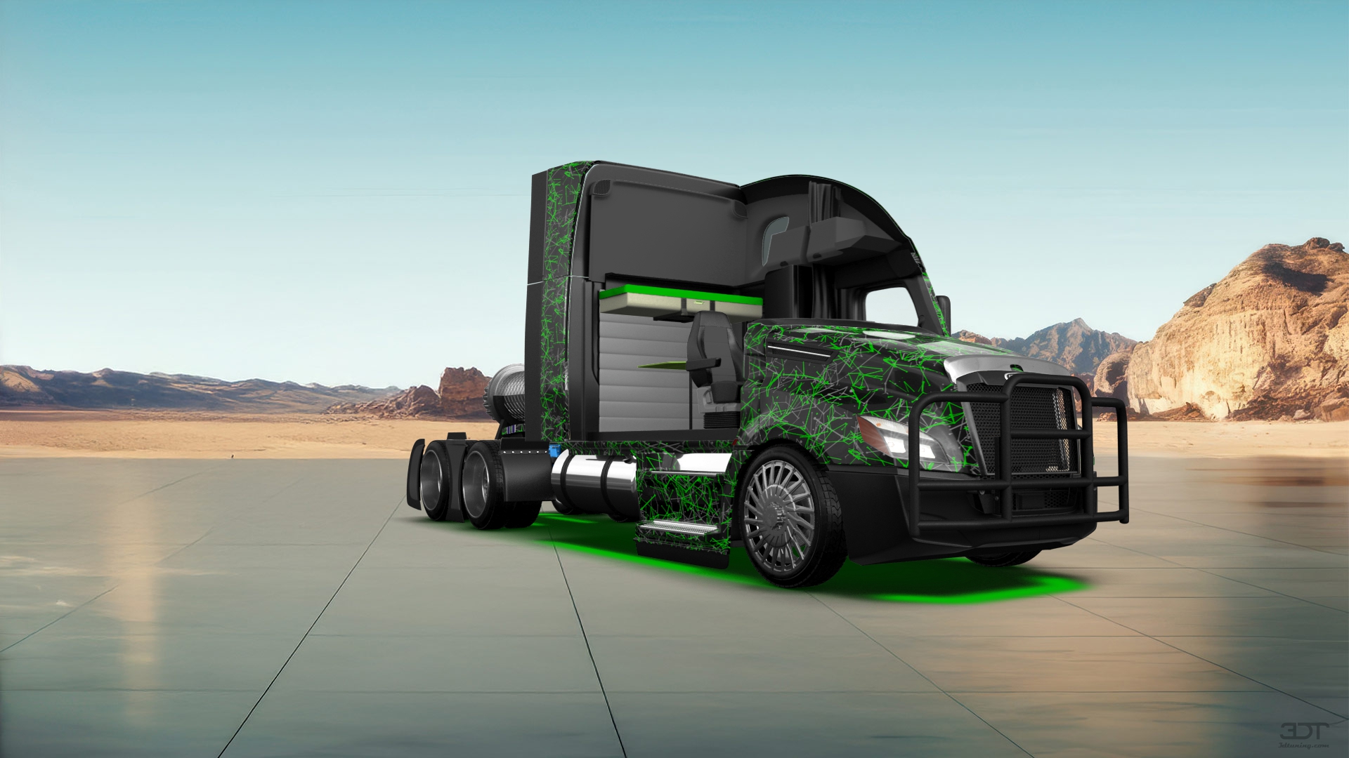Freightliner Cascadia Sleeper Cab Truck 2018 tuning