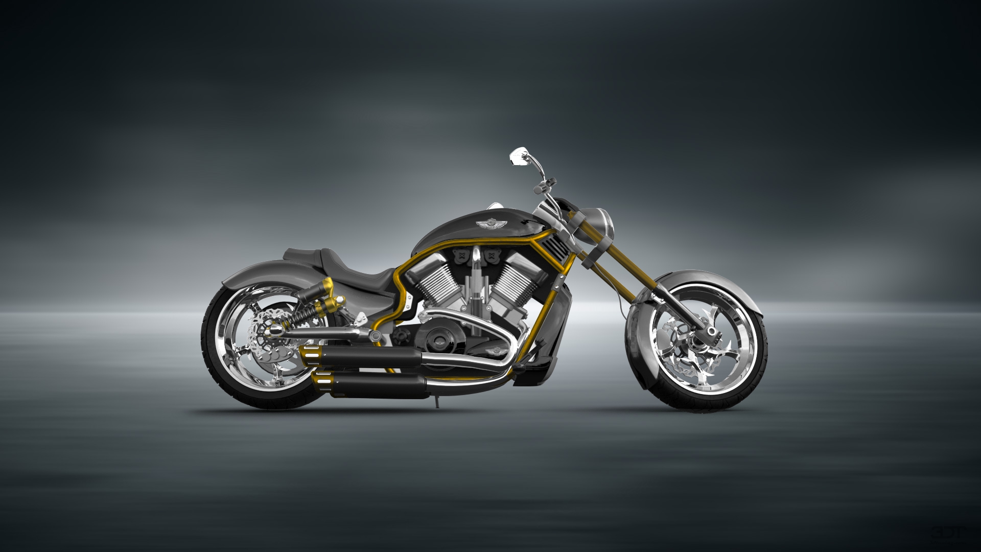 Harley-Davidson Custom Chopper Cruiser 2011