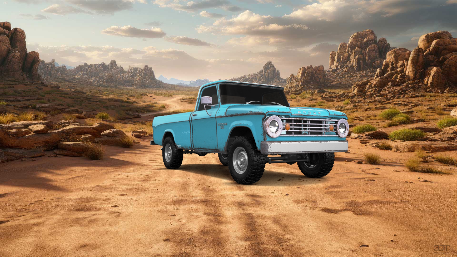Dodge Power Wagon W200 2 Door pickup truck 1966 tuning