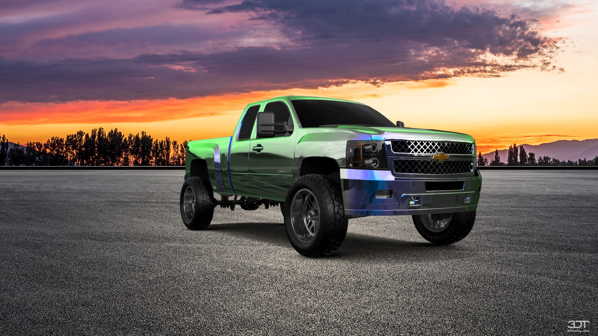 Chevrolet Silverado 2500 HD Extended Cab Pickup Truck 2007