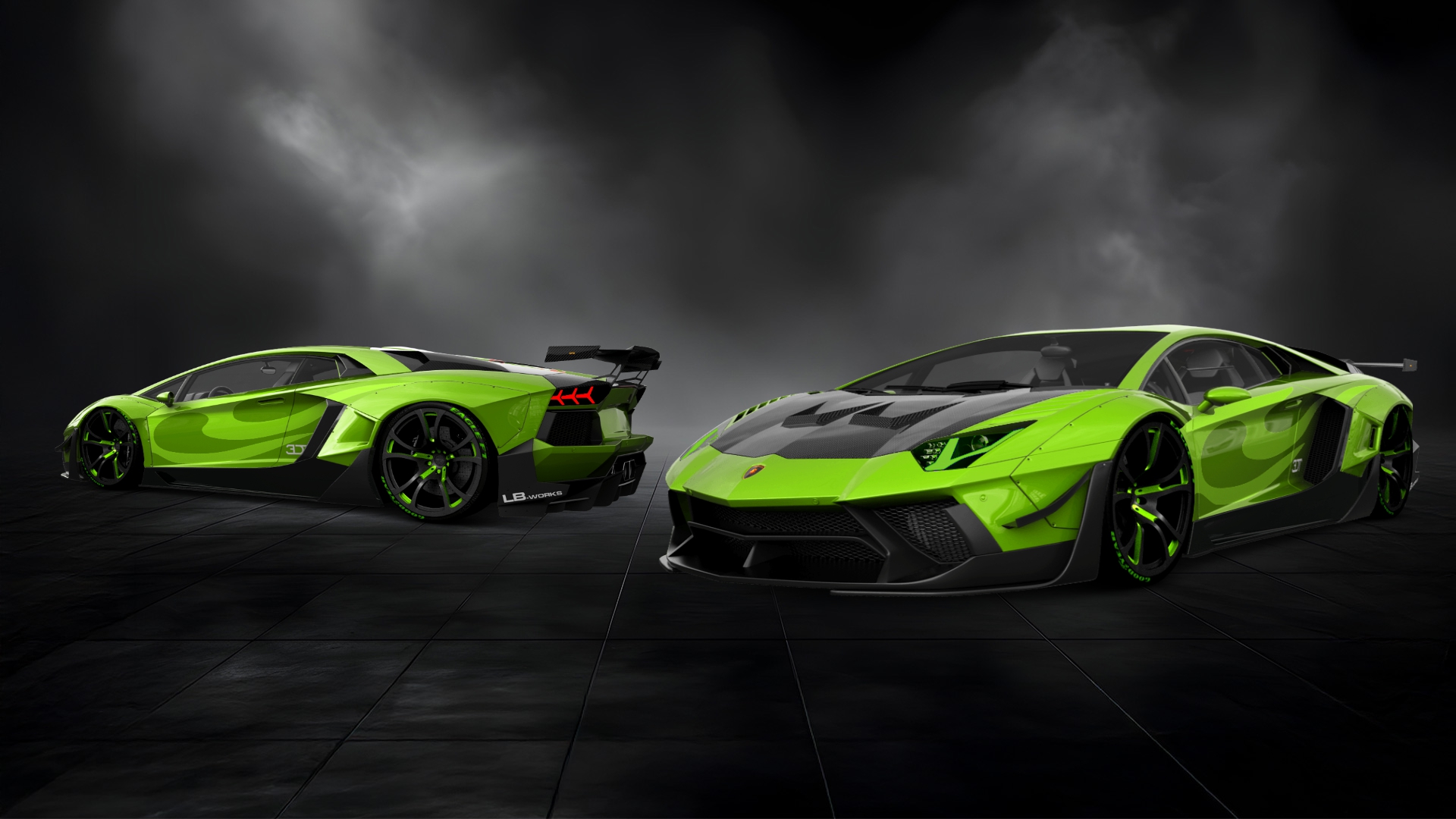 Lamborghini Aventador 2 Door Coupe 2012 tuning