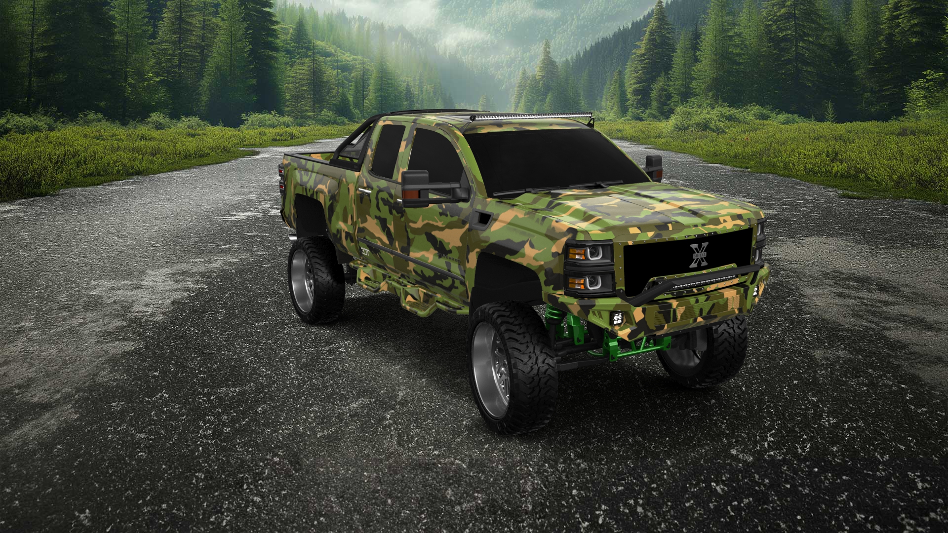 Chevrolet Silverado 1500 6.5 ft box 4 Door pickup truck 2014 tuning