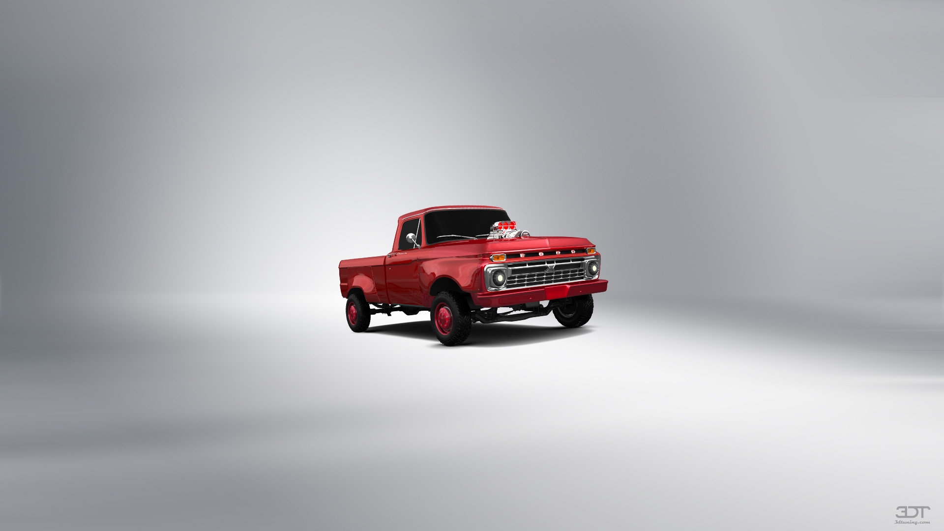 Ford F-100 Custom Cab 2 Door pickup truck 1966