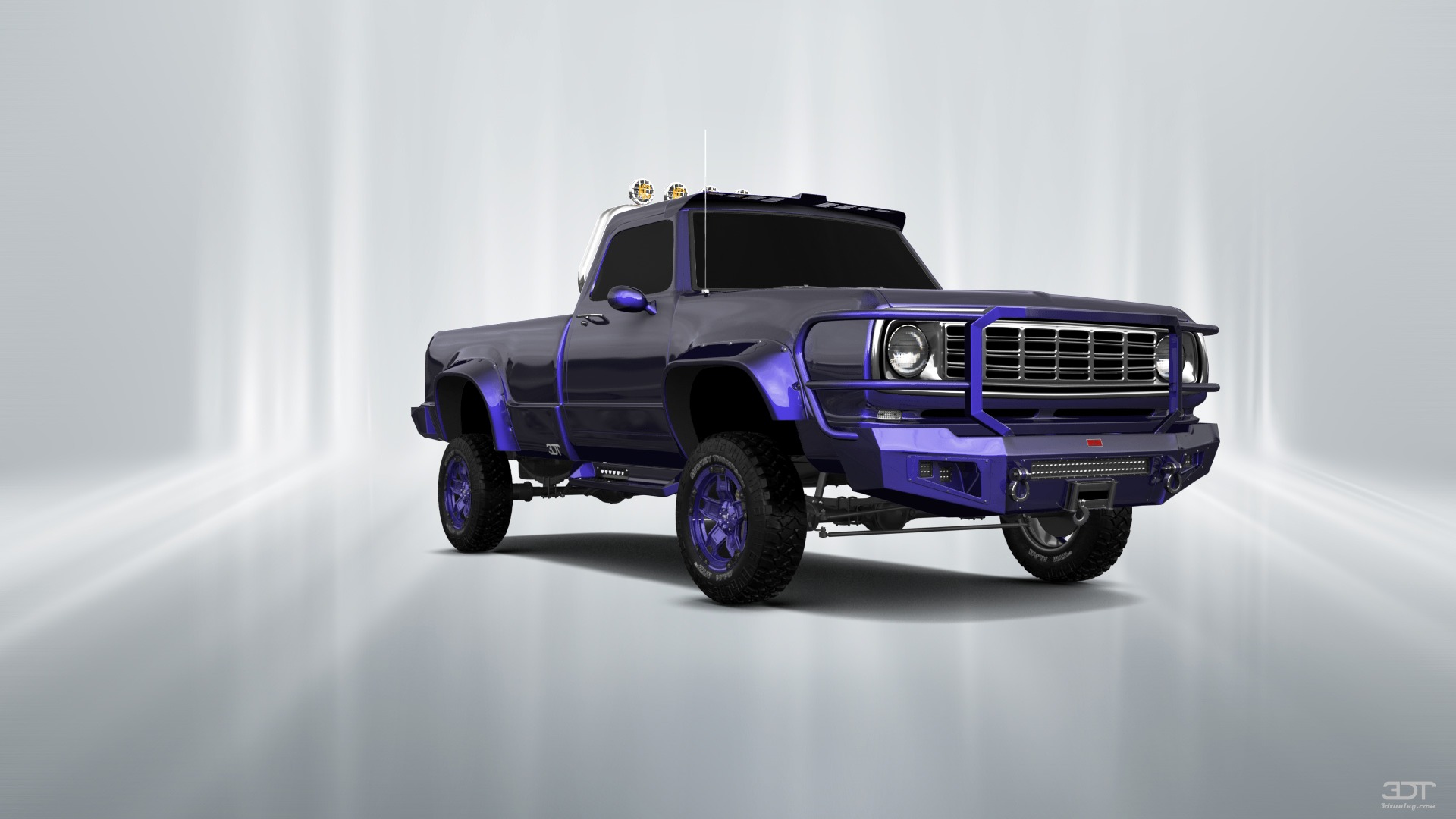 Dodge Power Wagon W200 2 Door pickup truck 1972 tuning