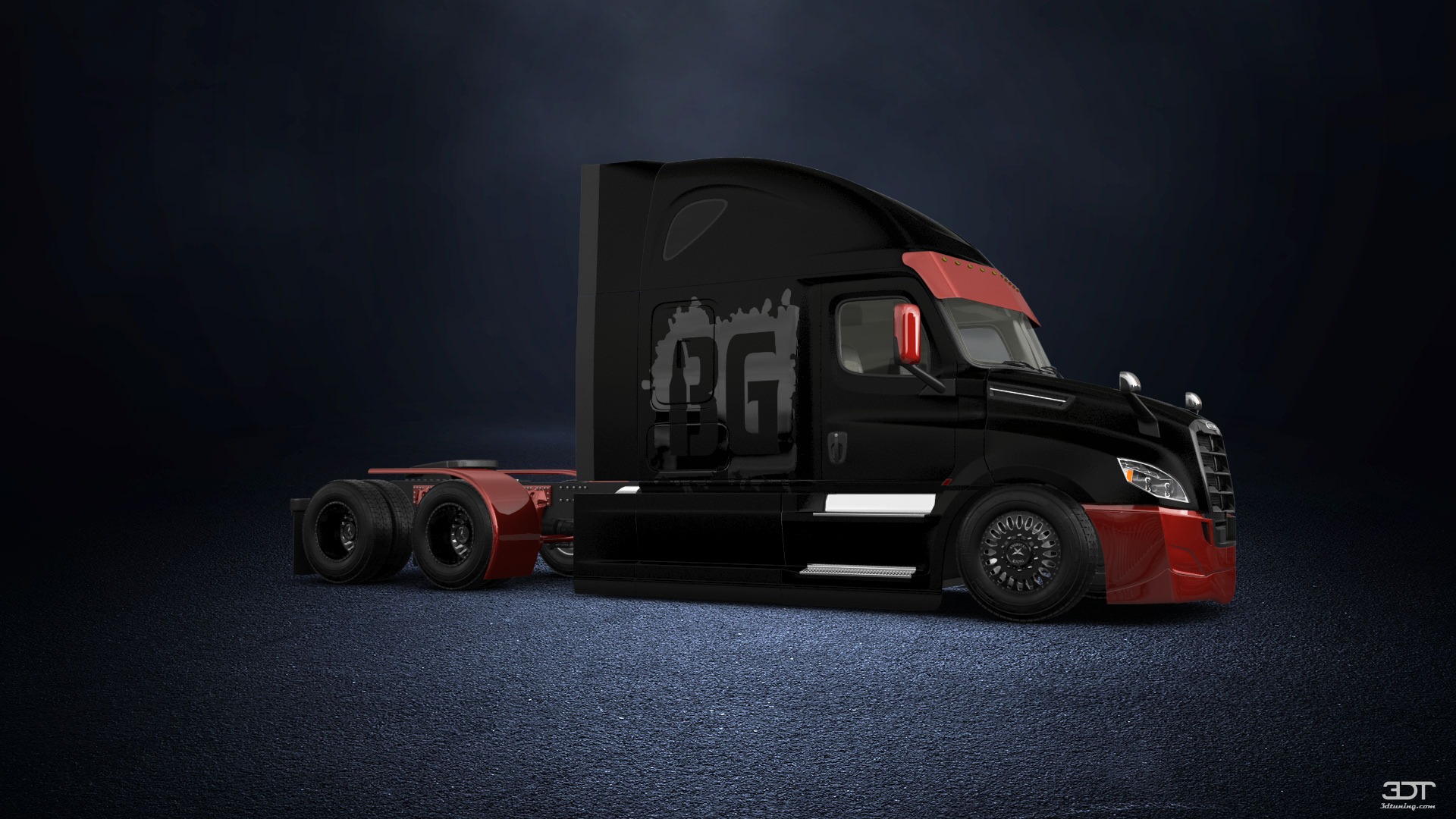 Freightliner Cascadia Sleeper Cab Truck 2018 tuning
