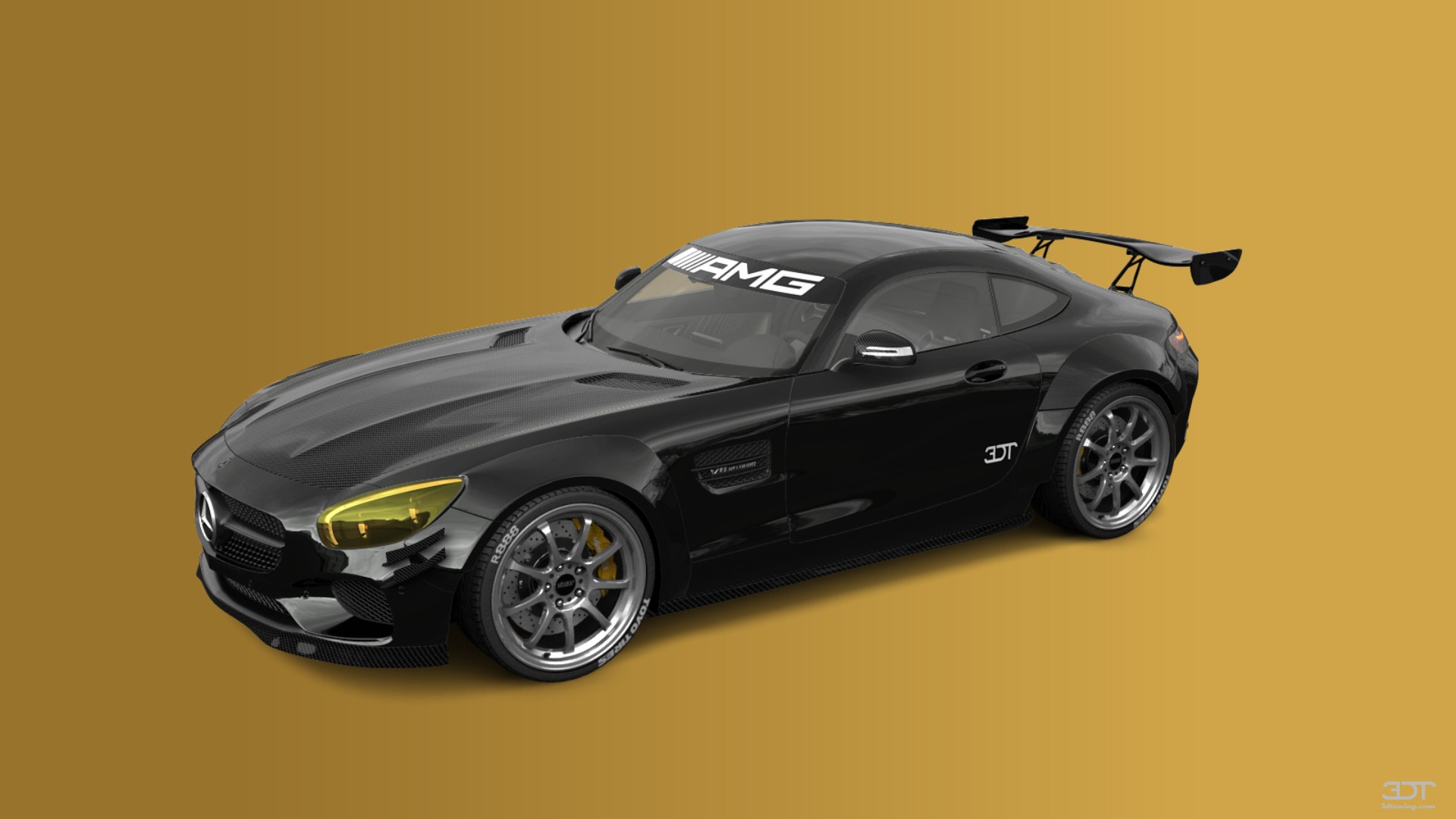 Mercedes AMG GT 2 door fastback coupe 2016 tuning