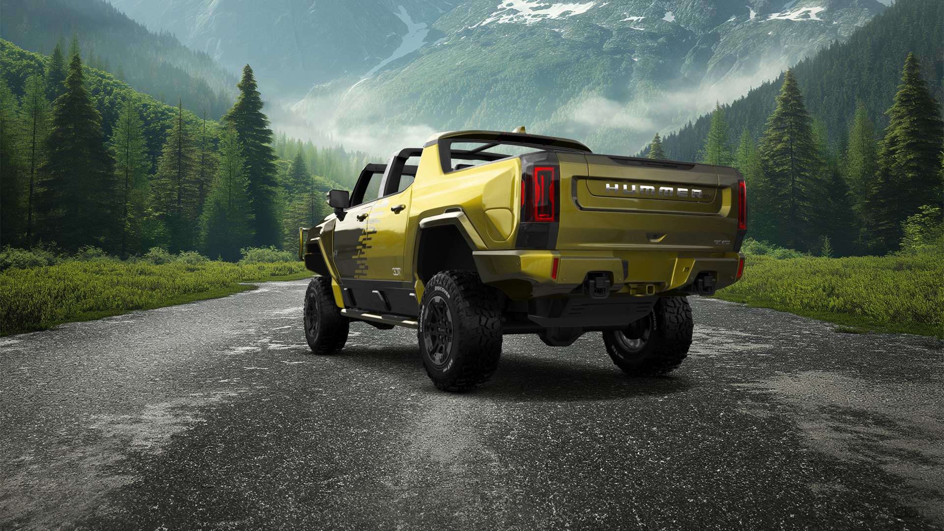 GMC Hummer EV 4 Door pickup truck 2021 tuning