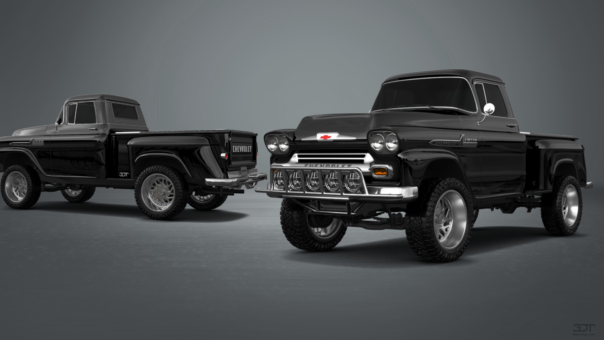 Chevrolet Apache Stepside 2 Door pickup truck 1959 tuning