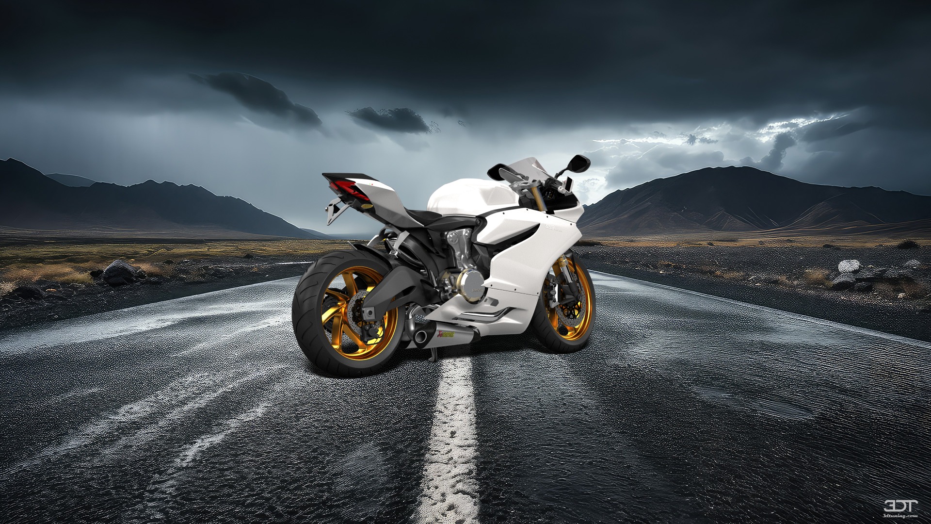 Ducati 899 Panigale Sport Bike 2015 tuning