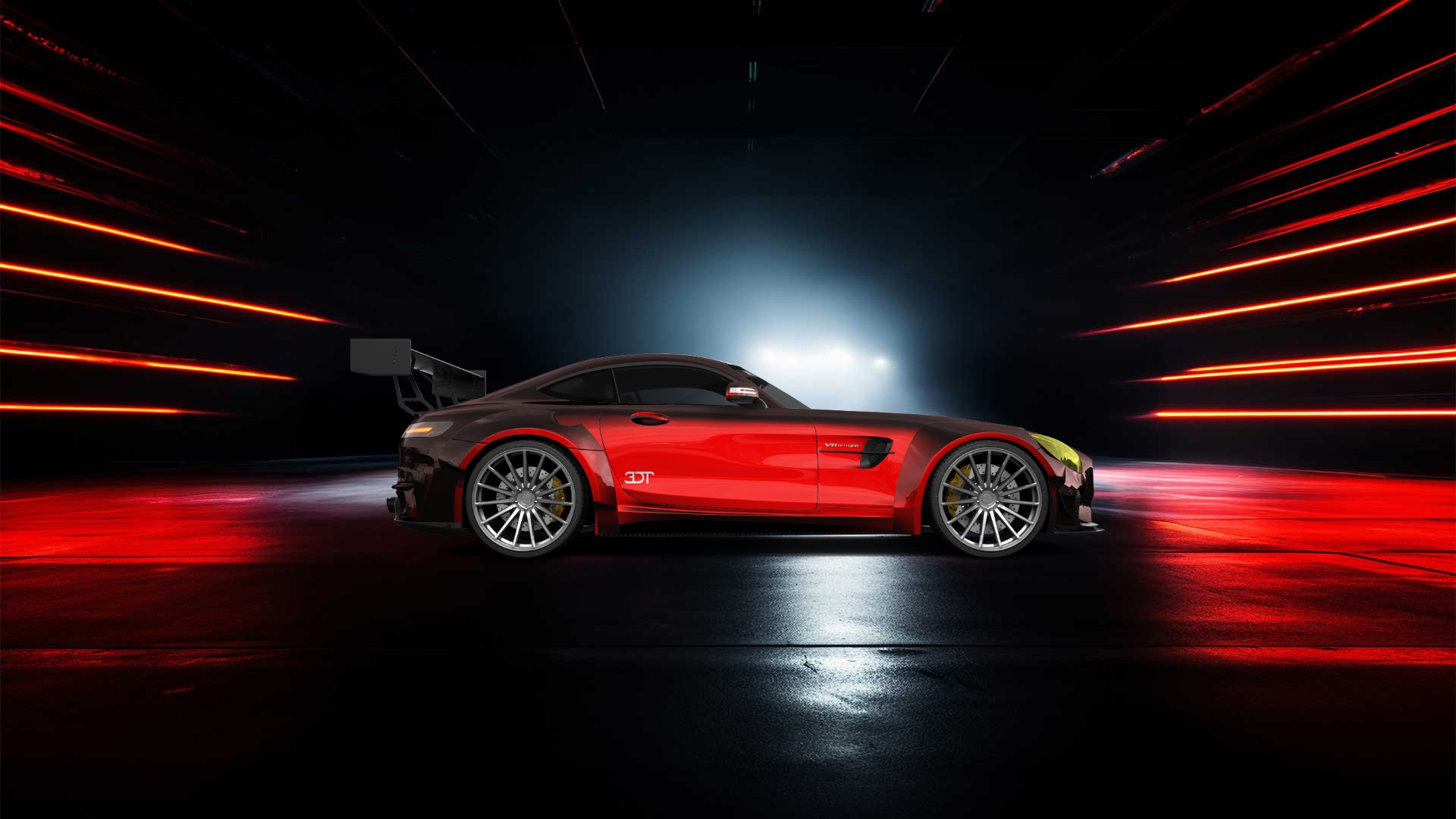 Mercedes AMG GT 2 door fastback coupe 2016 tuning