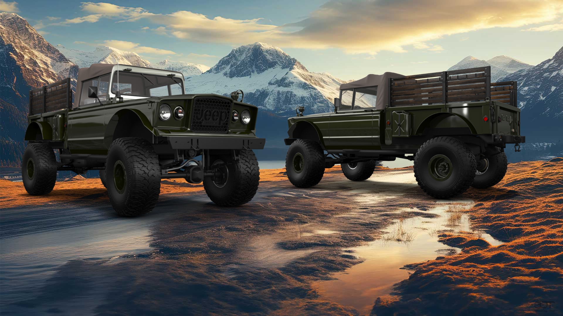 Jeep Kaiser M715 2 Door pickup truck 1968 tuning