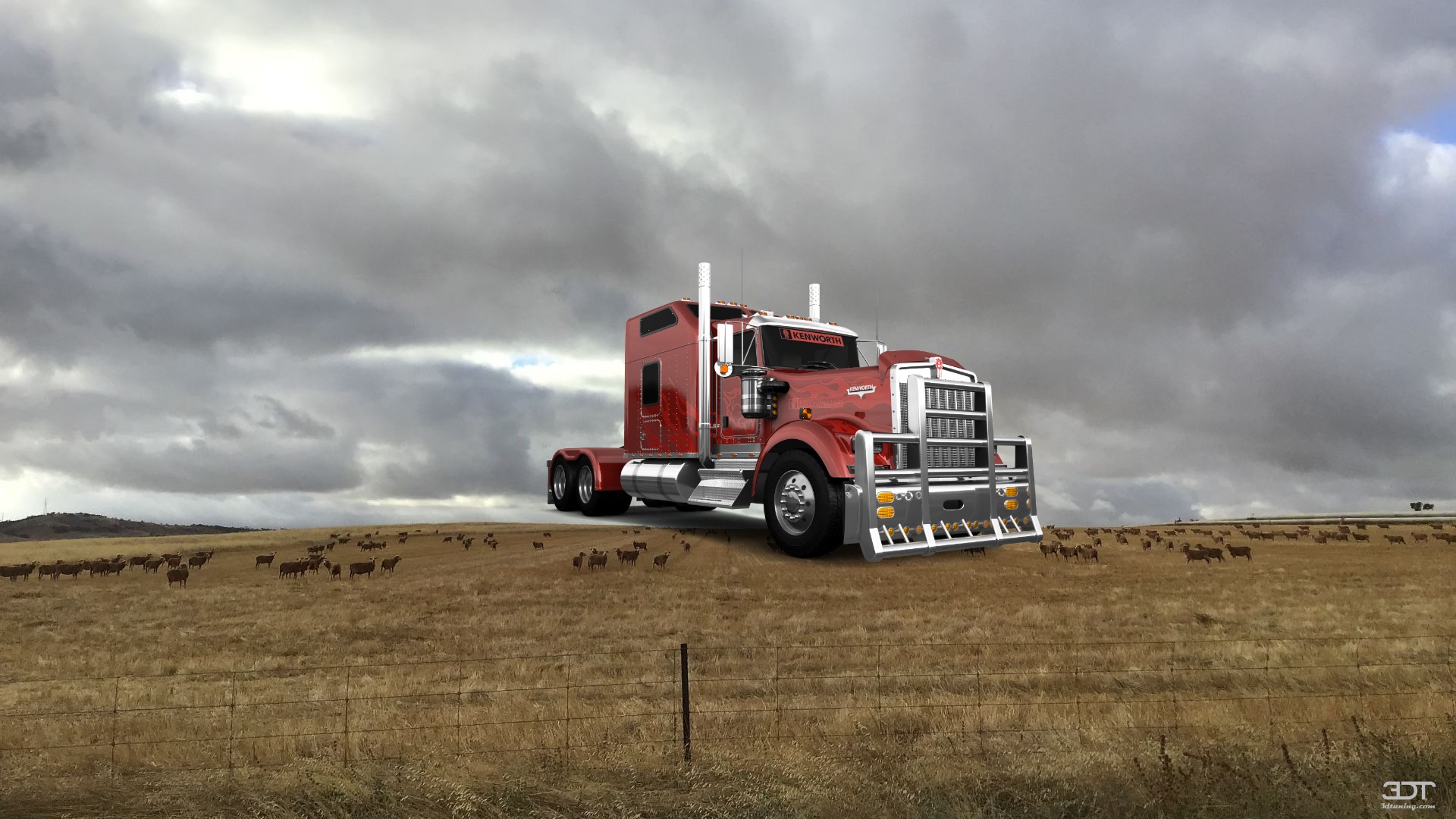 Kenworth W900 Sleeper Cab Truck 2015 tuning