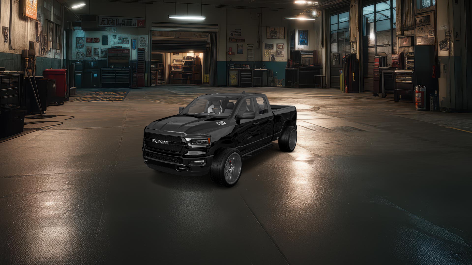 Dodge Ram 1500 Quad Cab 6.4' box 4 Door Truck 2019 tuning