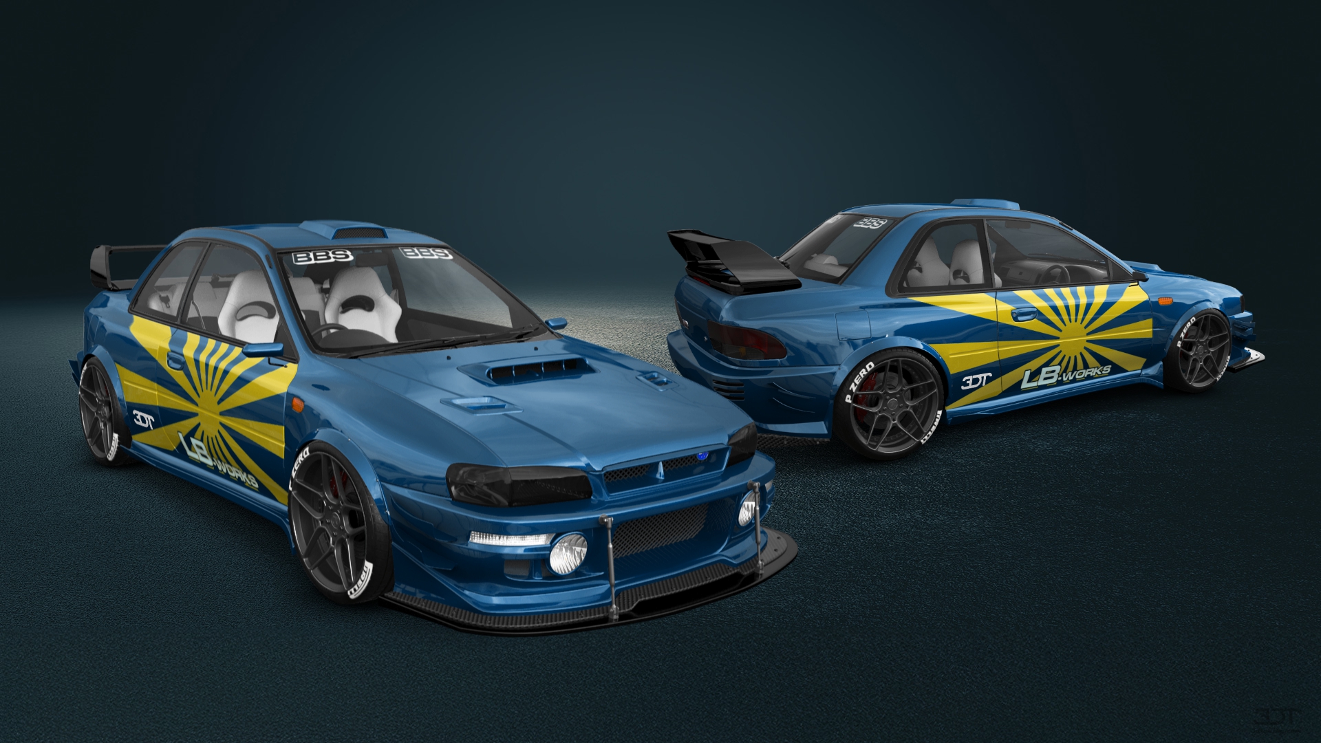 Subaru Impreza WRX STI 22B 2 Door Coupe 2000