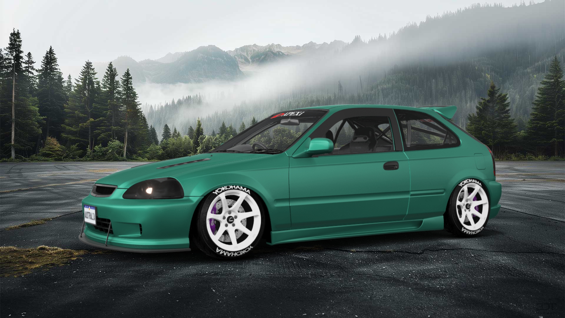 Honda Civic 3 Door Hatchback 1997 Images