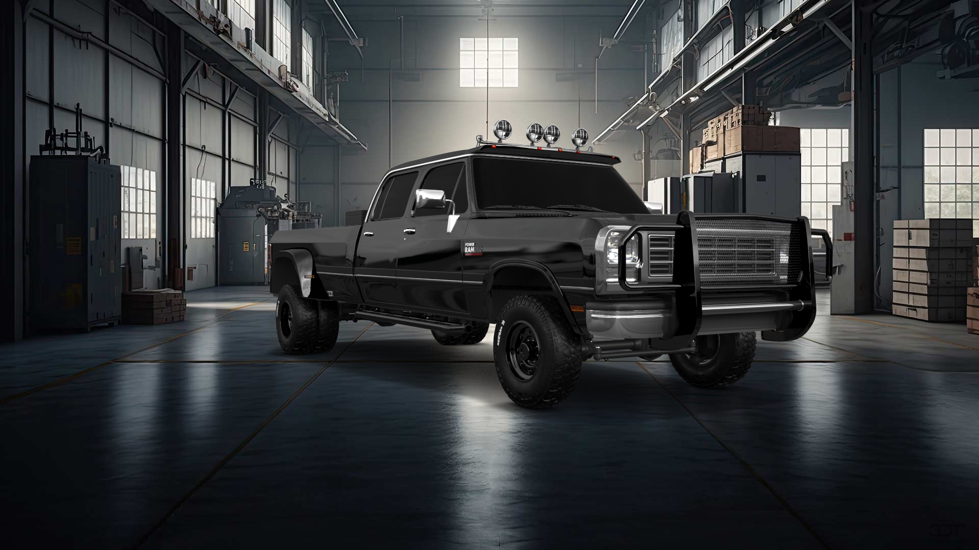 Dodge Ram 350 4 Door pickup truck 1991 tuning