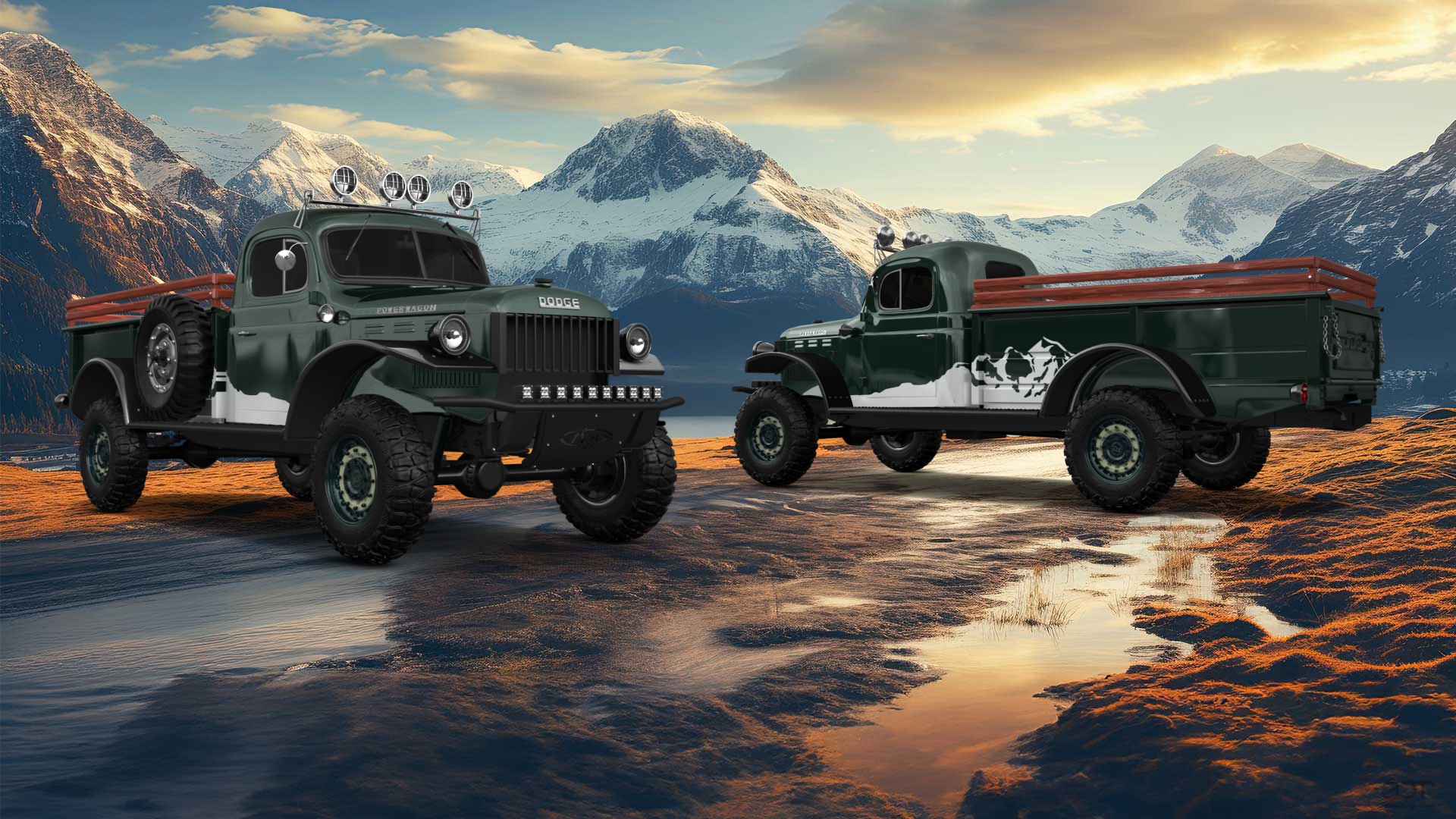 Dodge Power Wagon 2 Door pickup truck 1947