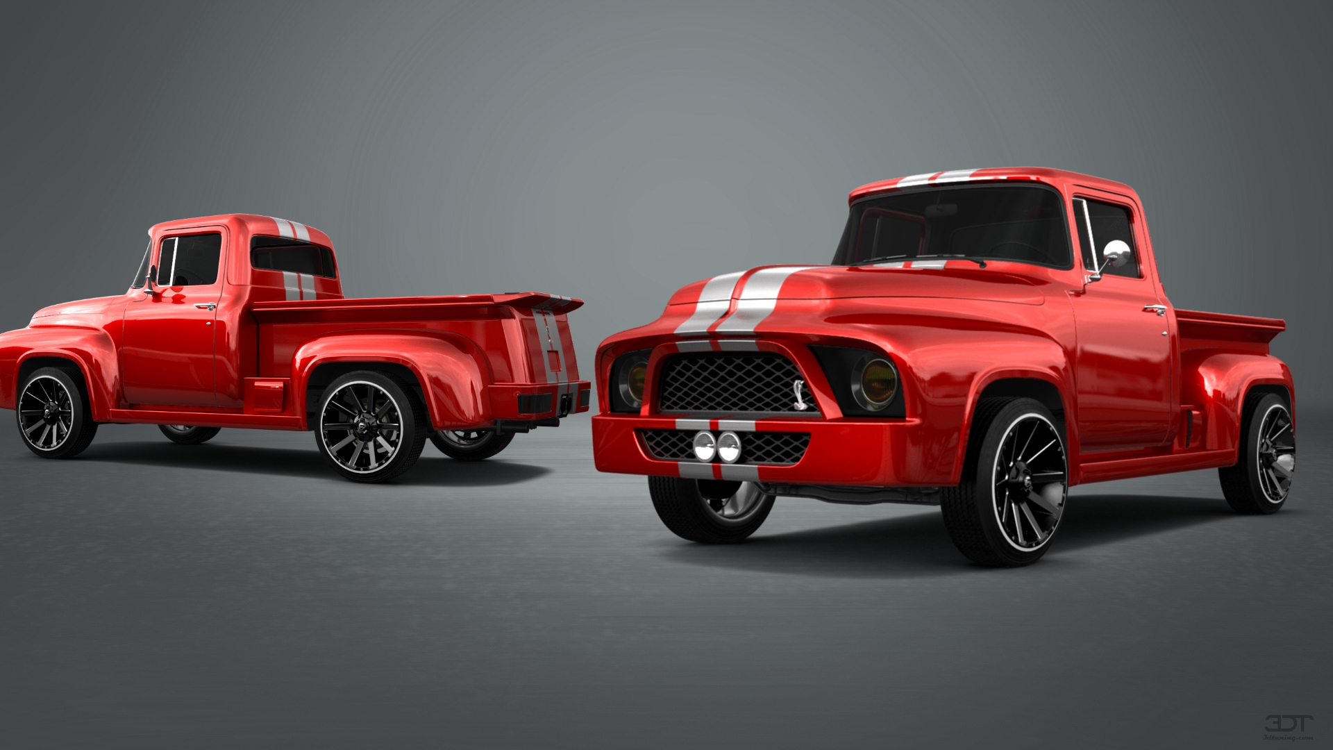 Ford F-100 2 Door truck 1956 Images