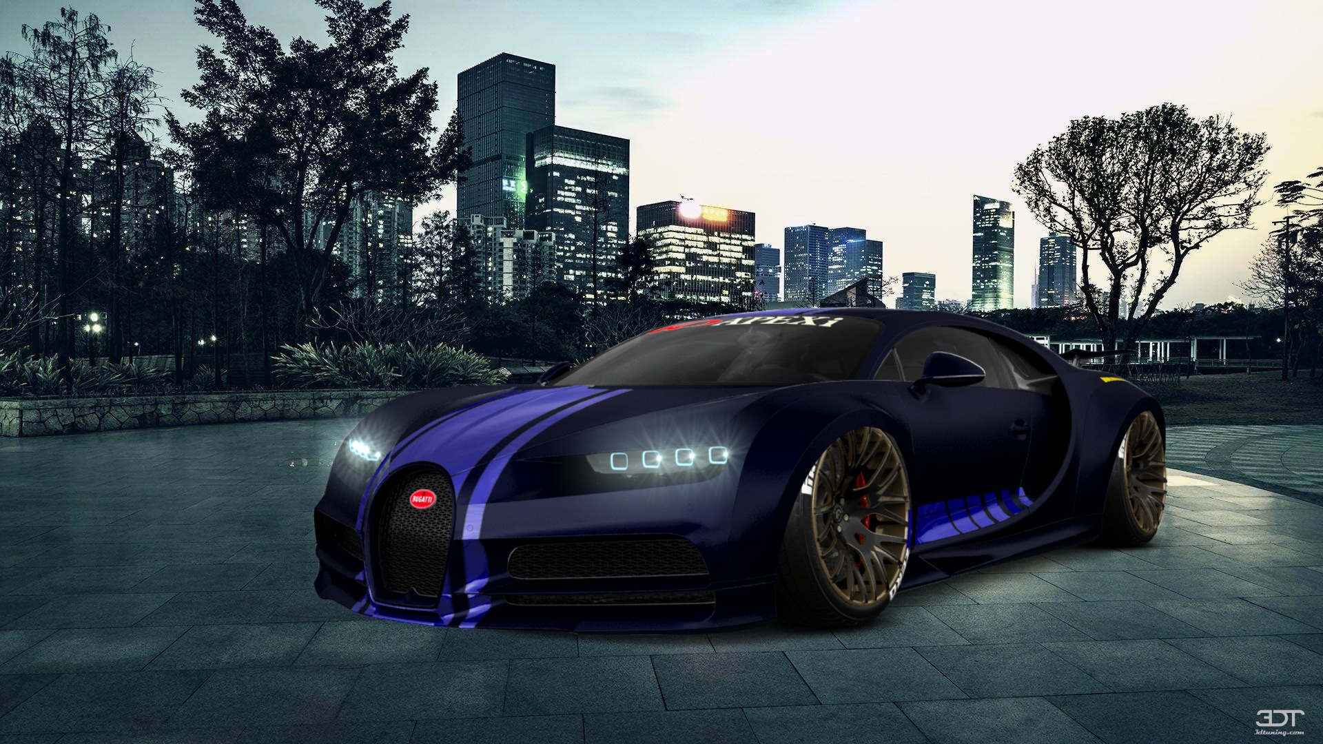 Bugatti Chiron 2 Door Coupe 2016 tuning