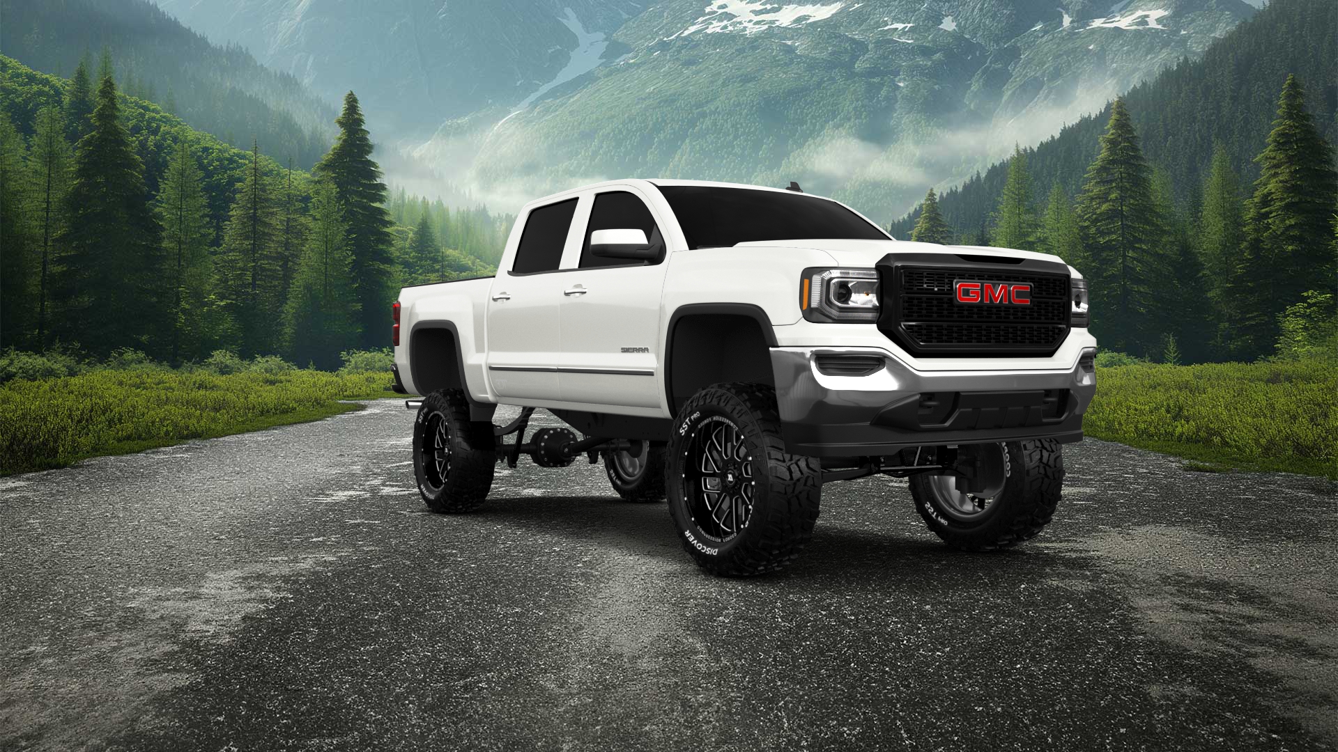 GMC Sierra 1500 Crew Cab 4 Door pickup truck 2016 tuning