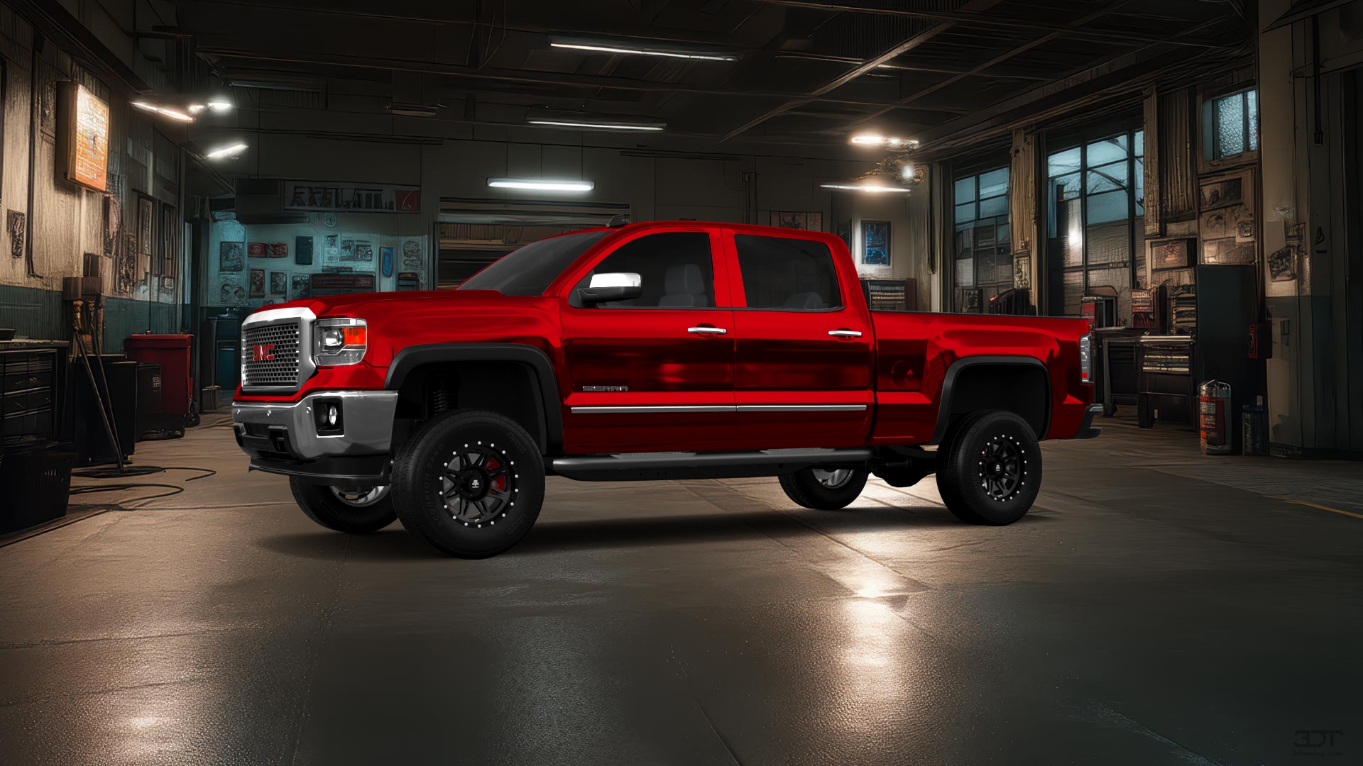GMC Sierra 1500 Crew Cab 6.5ft box 4 Door Truck 2014 tuning