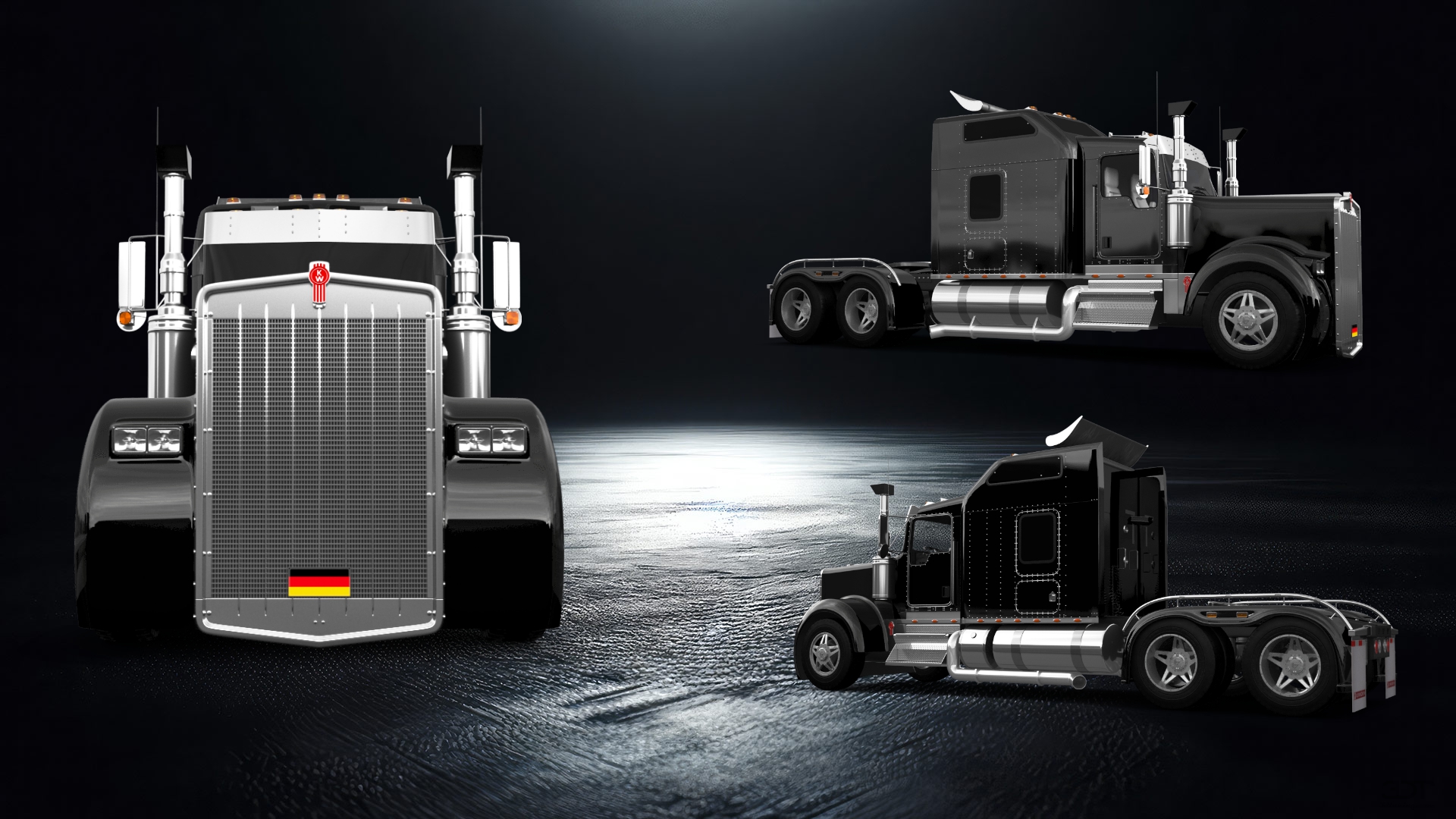 Kenworth W900 Sleeper Cab Truck 2015 tuning