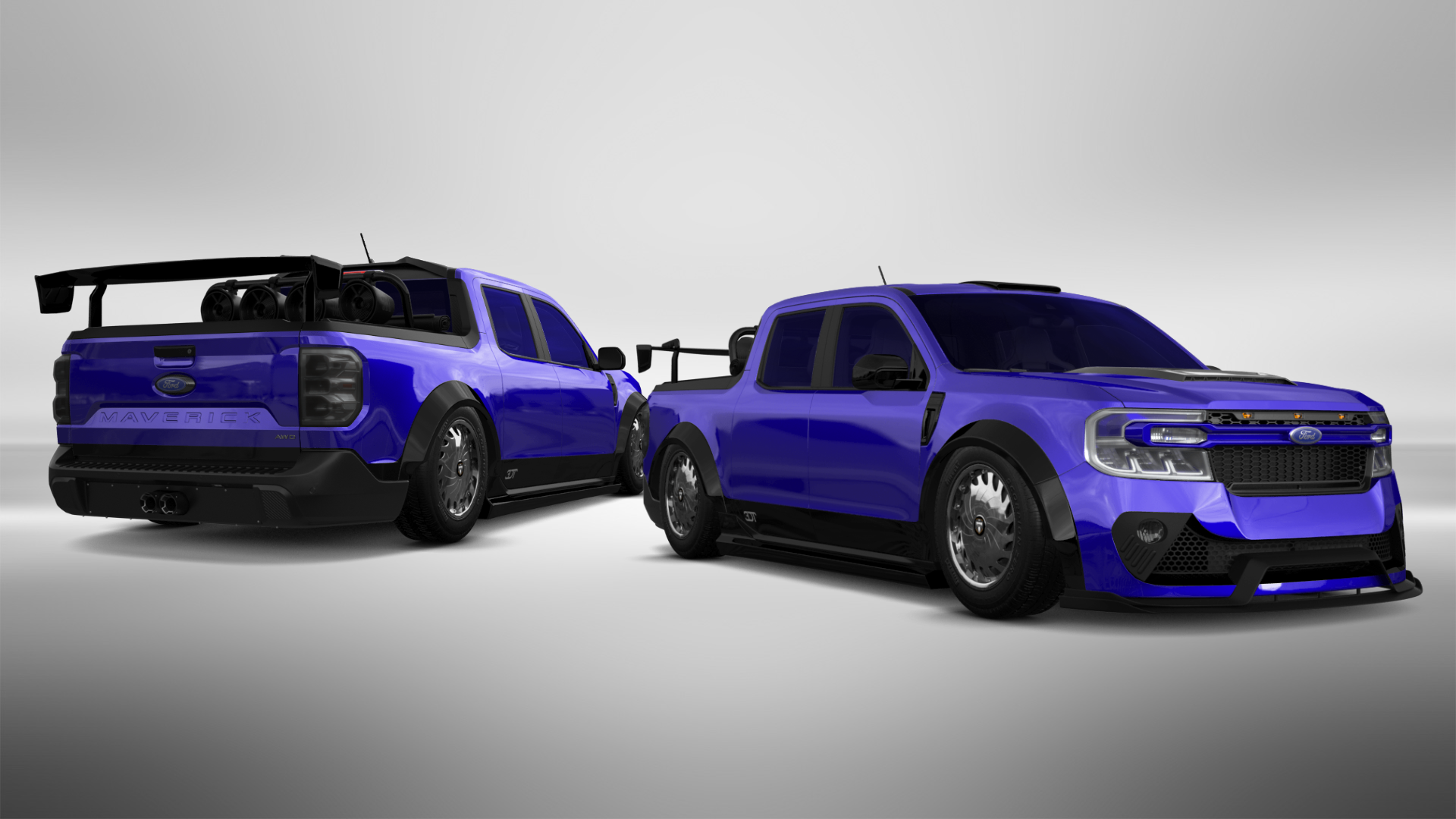 Ford Maverick 4 Door pickup truck 2022 tuning