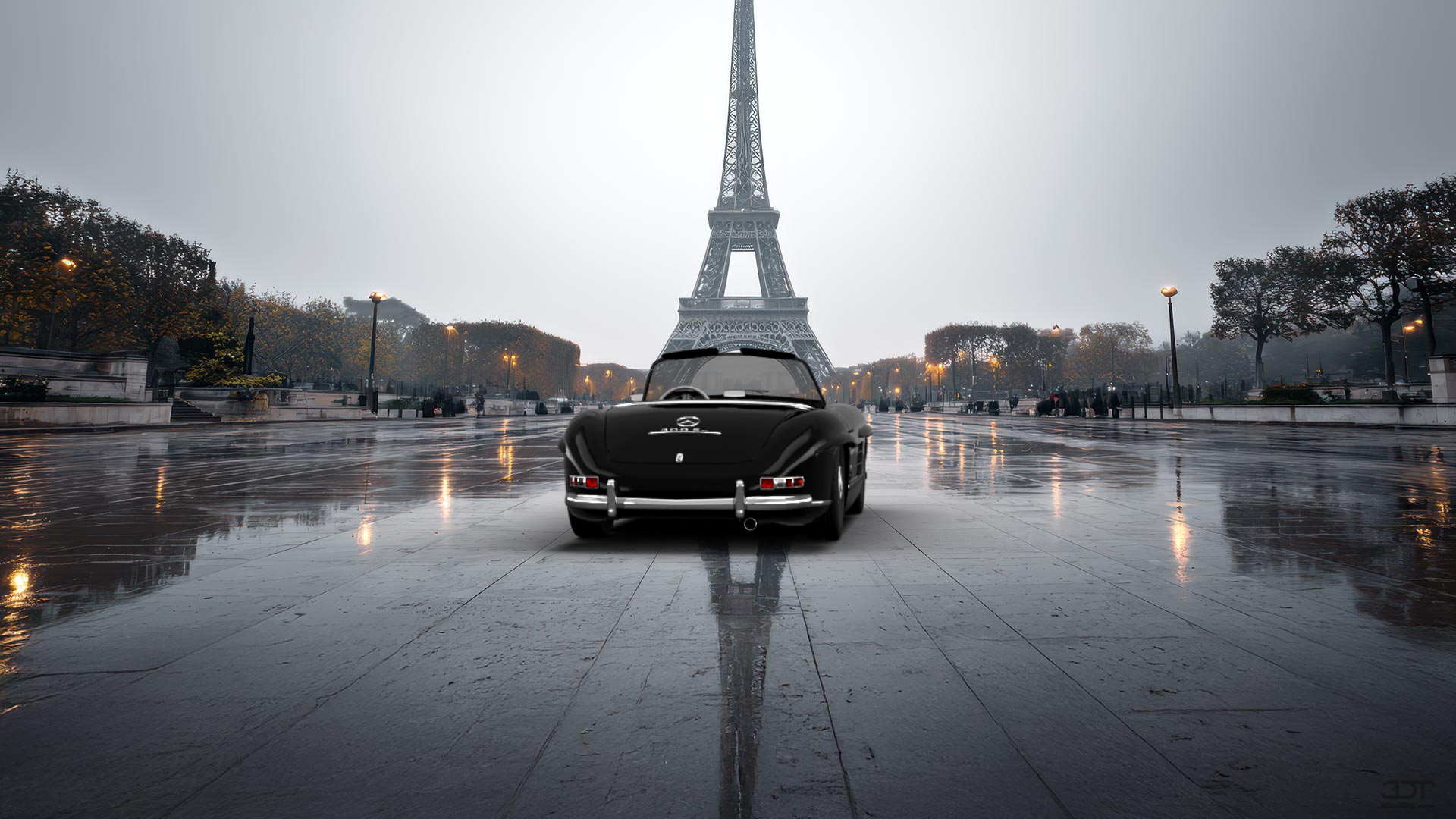 Mercedes SL300 Roadster 1957 tuning