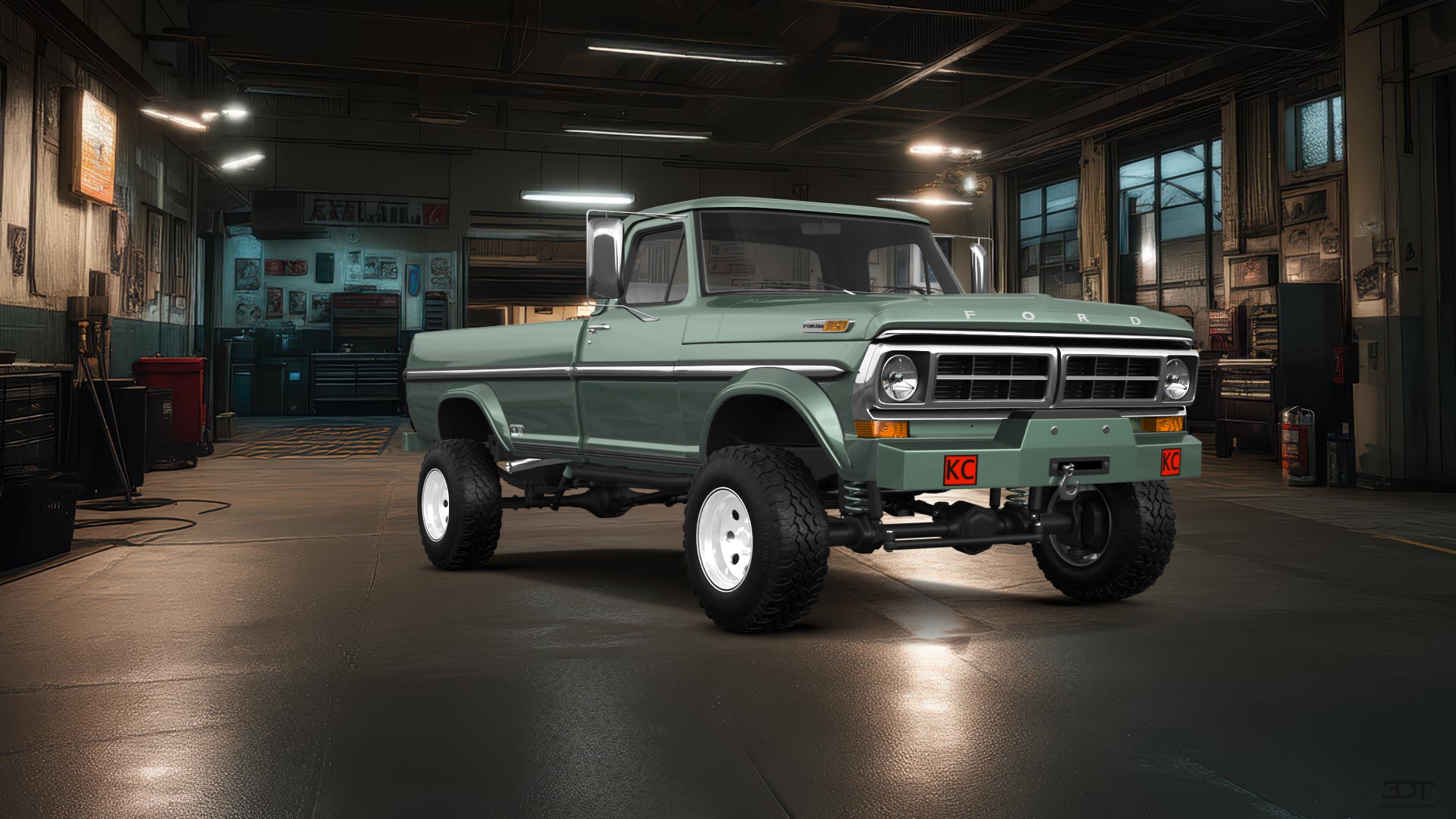 Ford F-250 2 Door pickup truck 1971 tuning