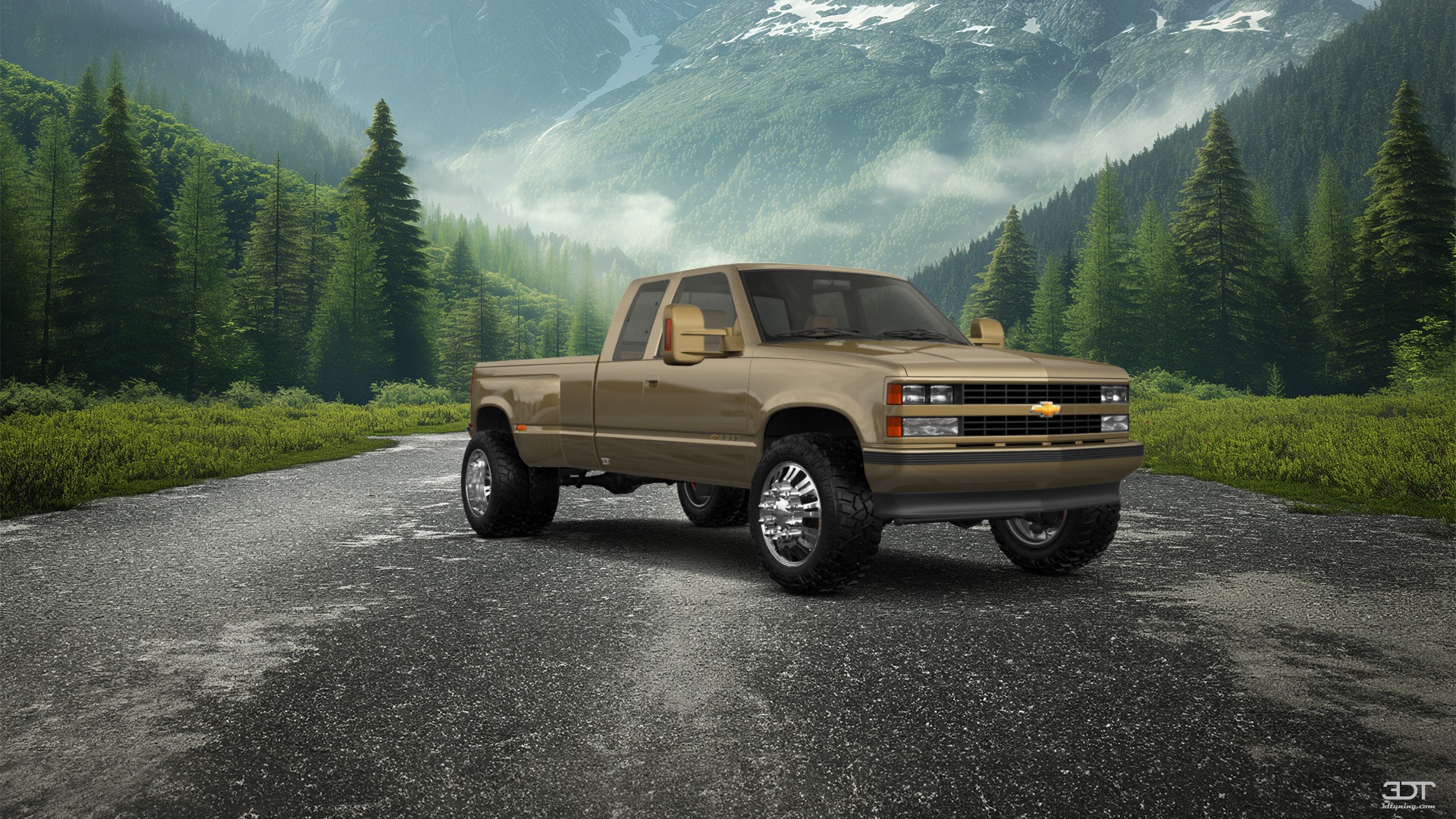 Chevrolet K3500 Extended Cab Pickup Truck 1988 tuning