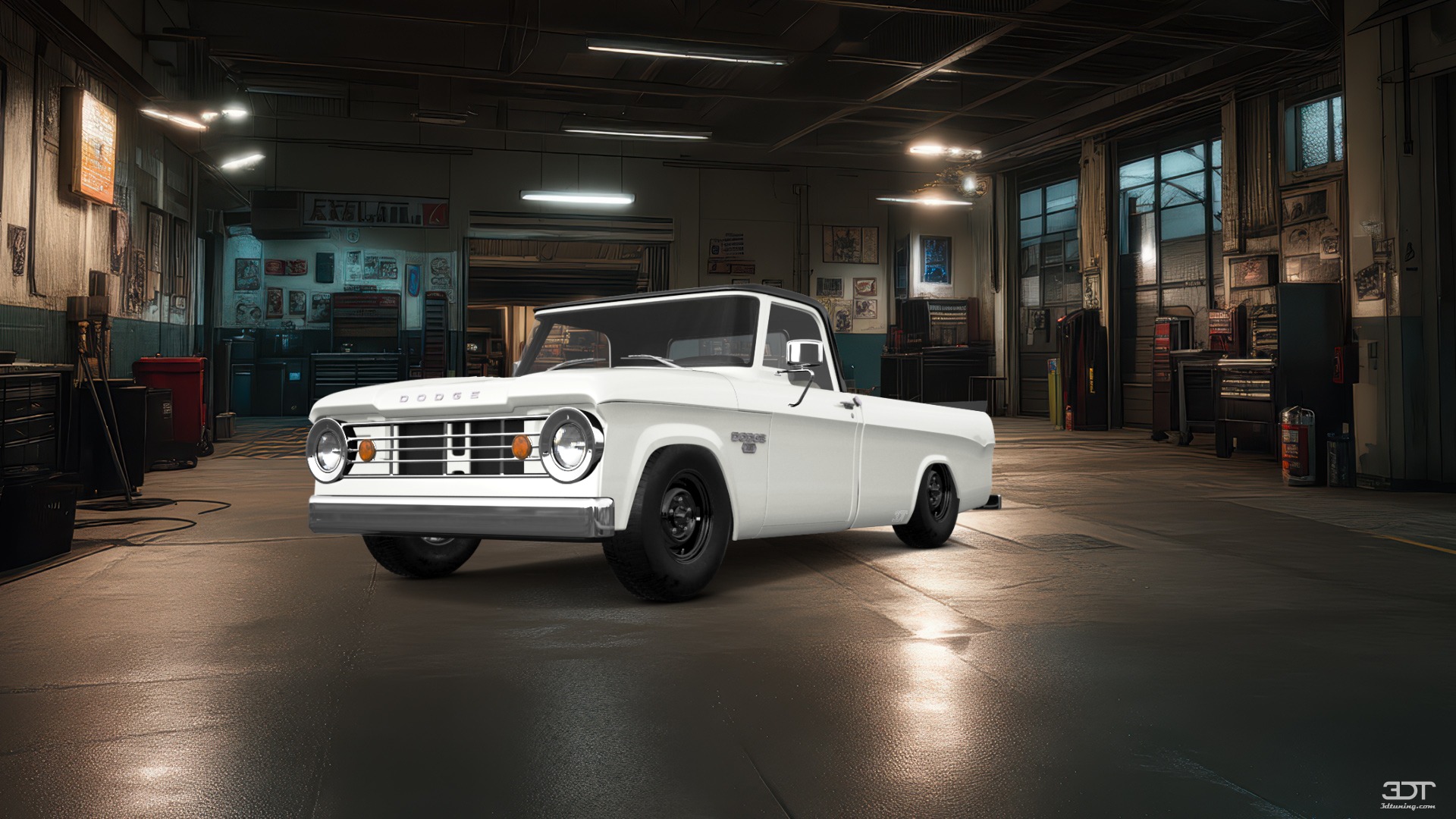 Dodge Power Wagon W200 2 Door pickup truck 1966 tuning