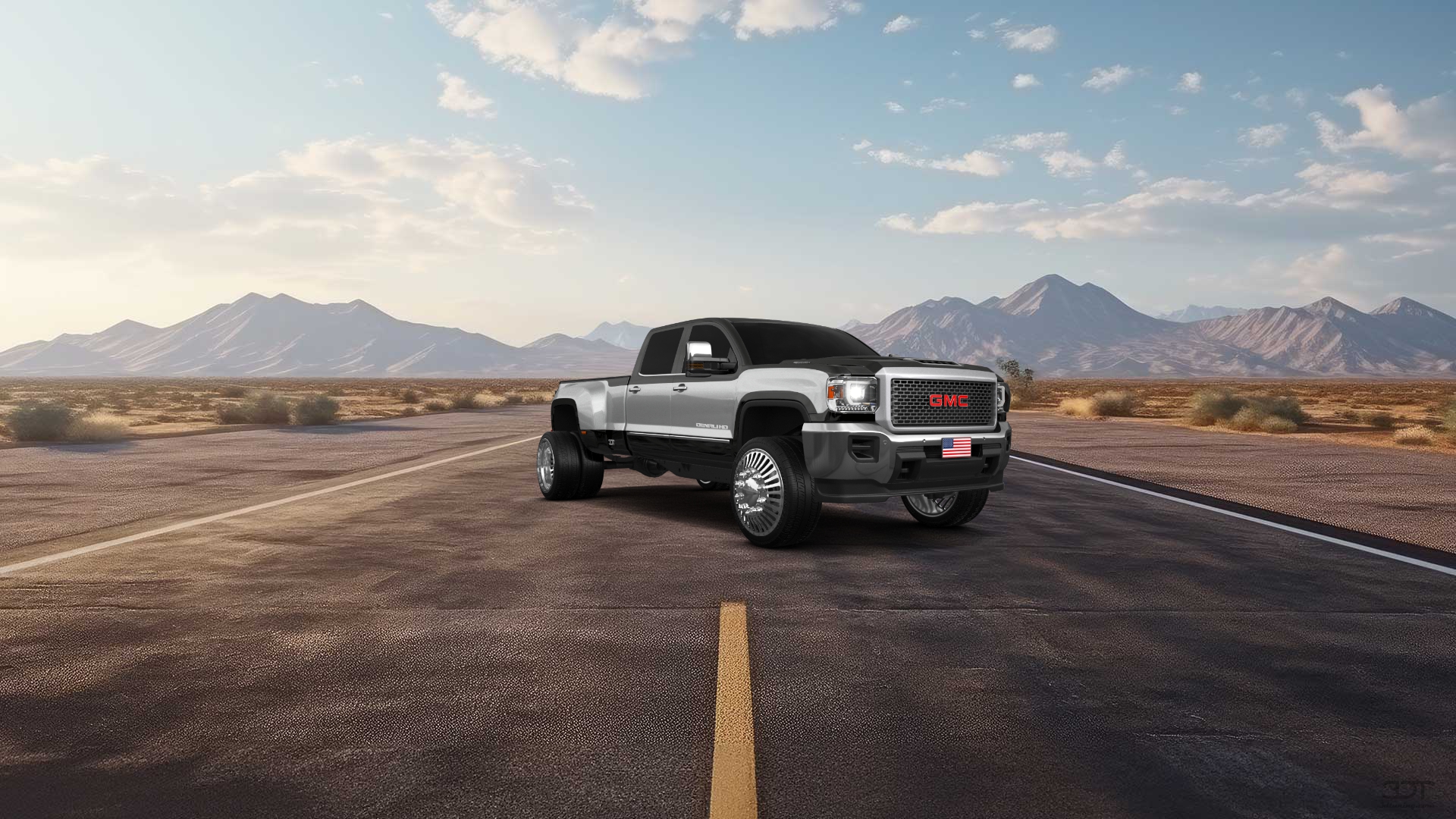 GMC Sierra 3500 HD Crew Cab 4 Door pickup truck 2015 tuning