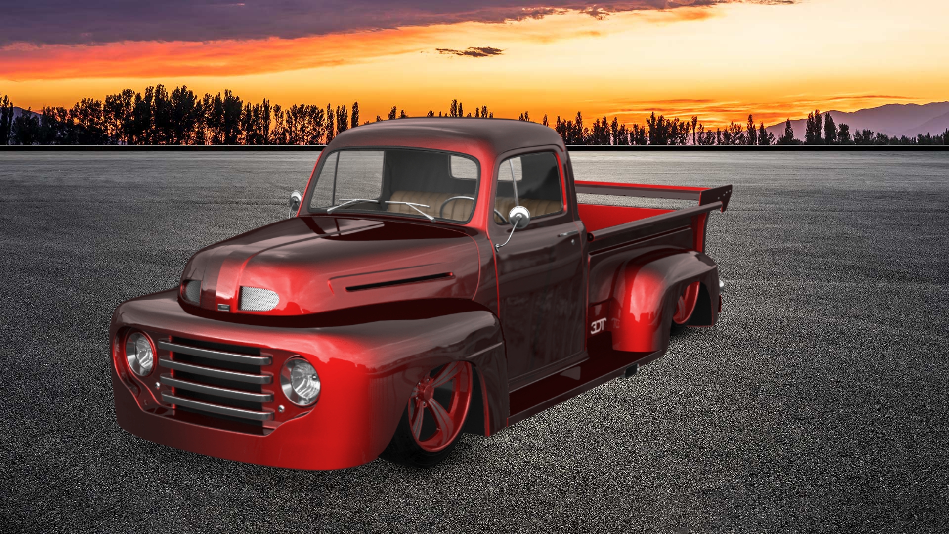 Ford F1 2 Door pickup truck 1949