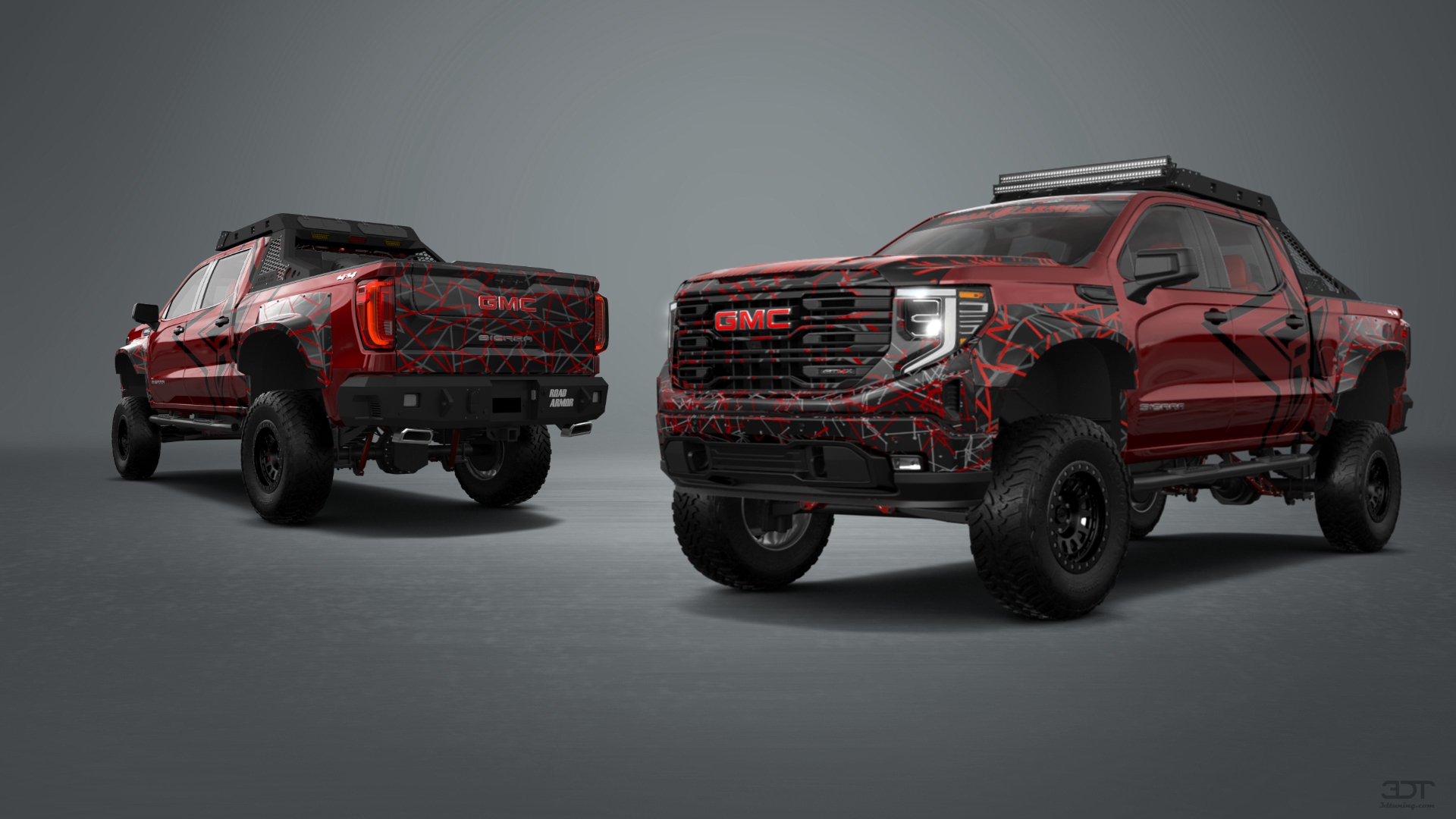 GMC Sierra 1500 Crew Cab 5.8 ft box 4 Door pickup truck 2023 tuning