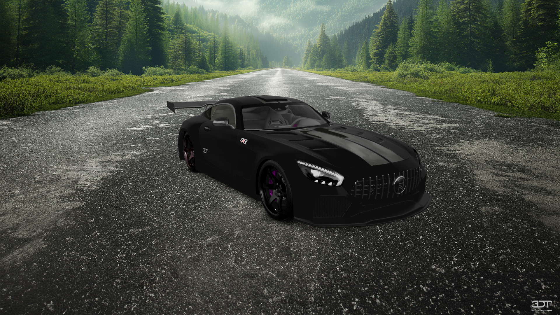 Mercedes AMG GT 2 door fastback coupe 2015 tuning