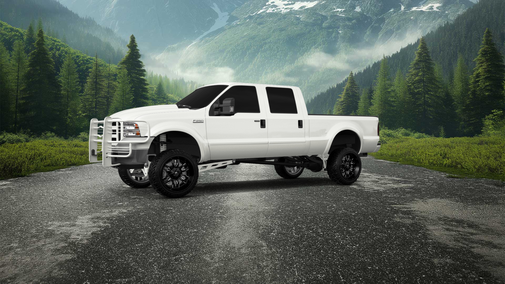 Ford F-250 Crew Cab 4 Door pickup truck 1999