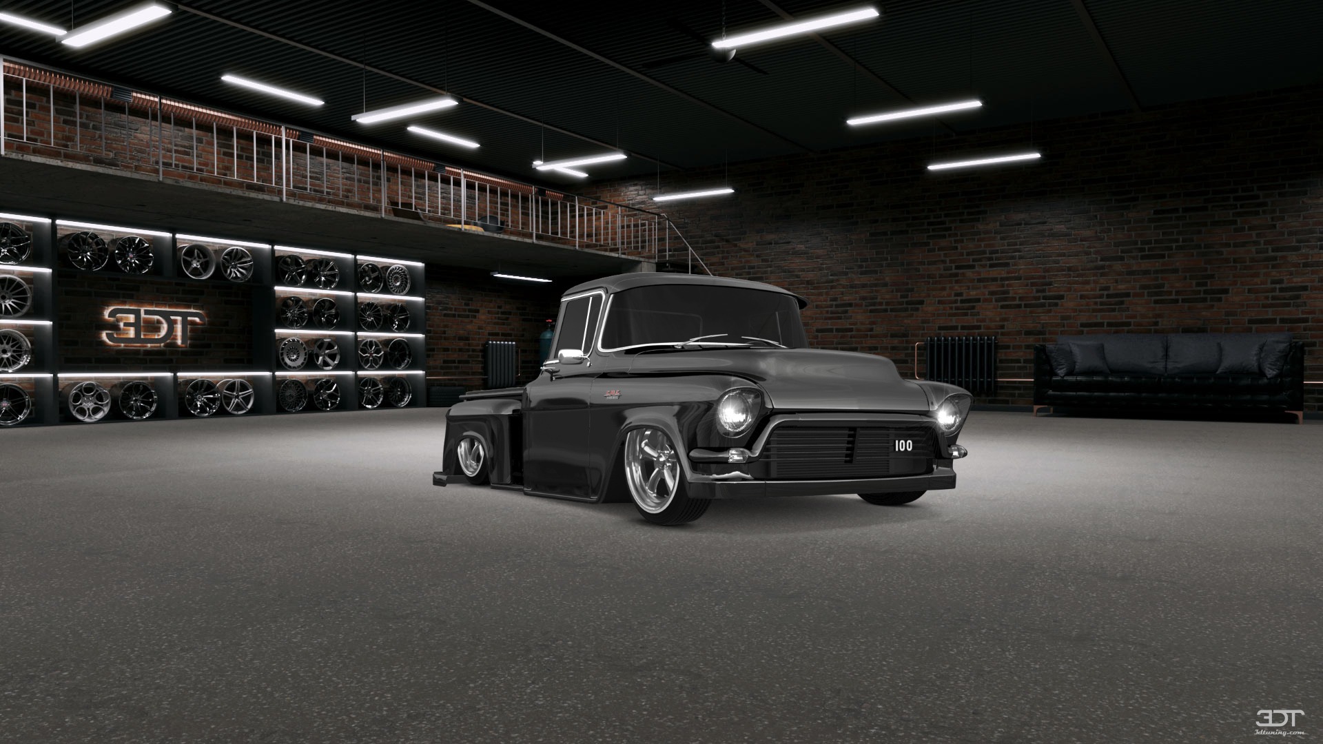 GMC 100 Stepside 2 Door pickup truck 1957 tuning