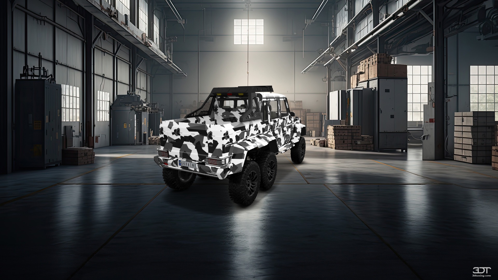 Mercedes G 63 AMG 6x6 4 Door pickup truck 2013 tuning