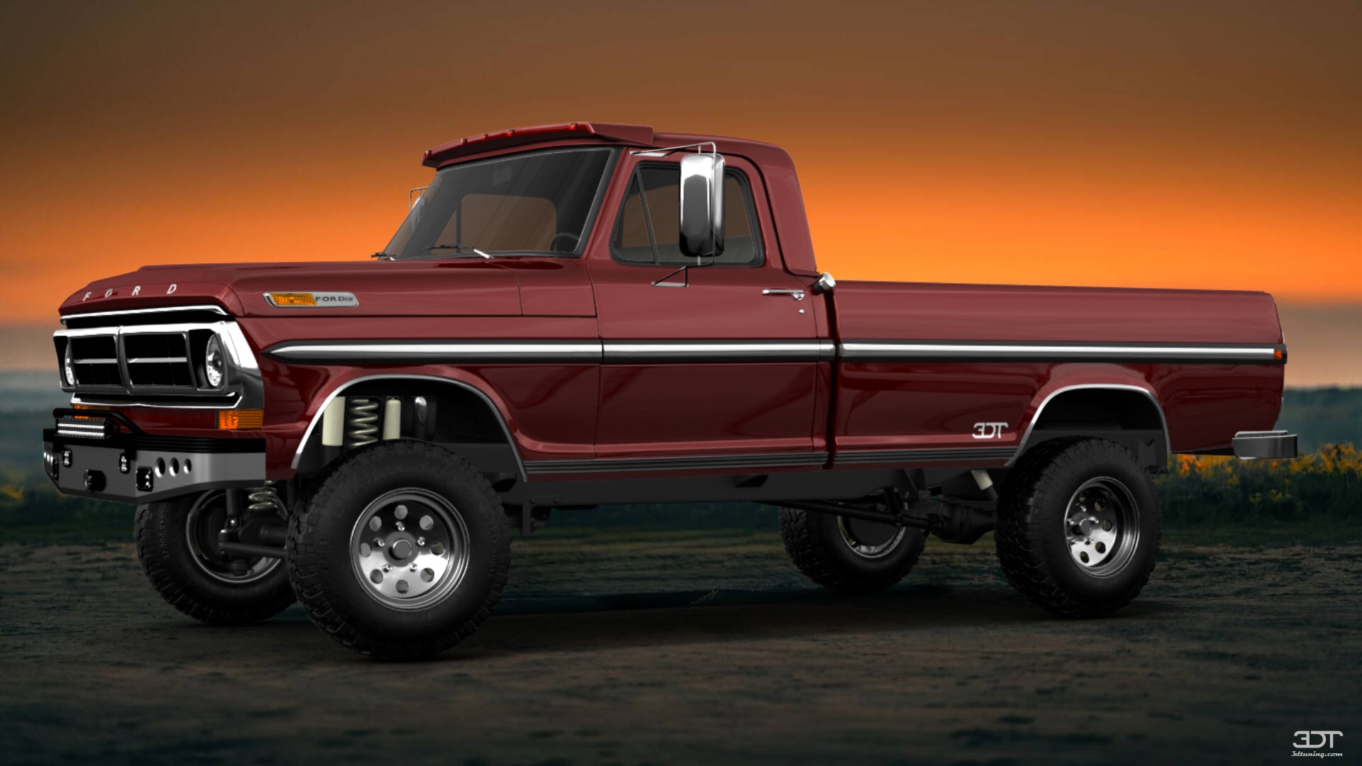 Ford F-250 2 Door pickup truck 1971 Images