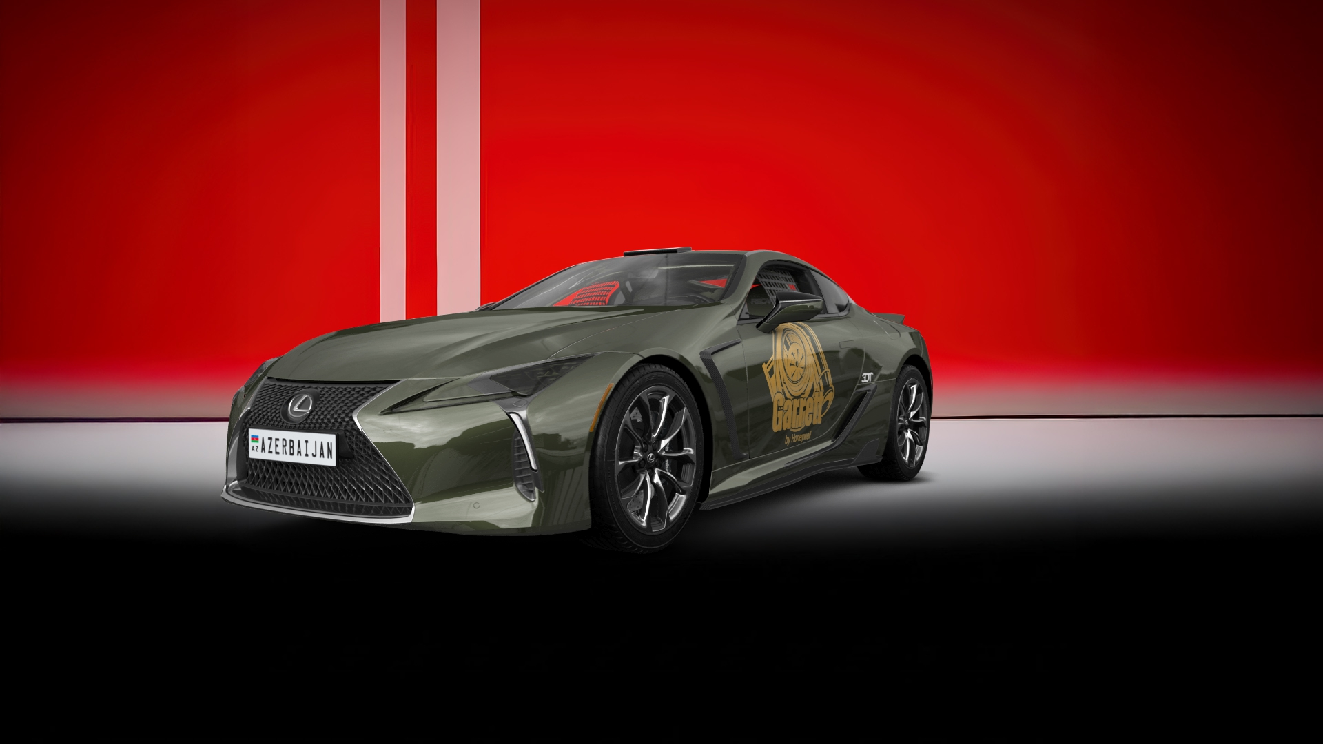 Lexus LC500 2 door fastback coupe 2017 tuning