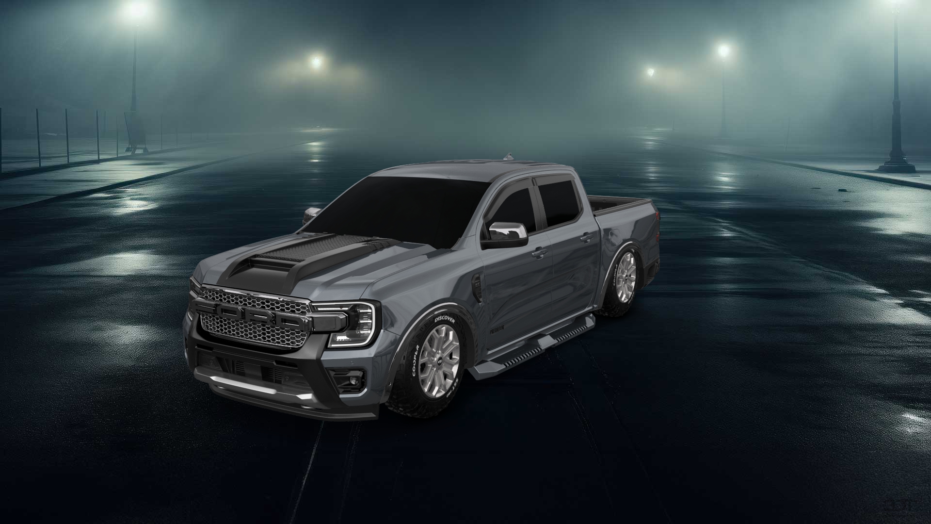 Ford Ranger 4 Door pickup truck 2022 tuning