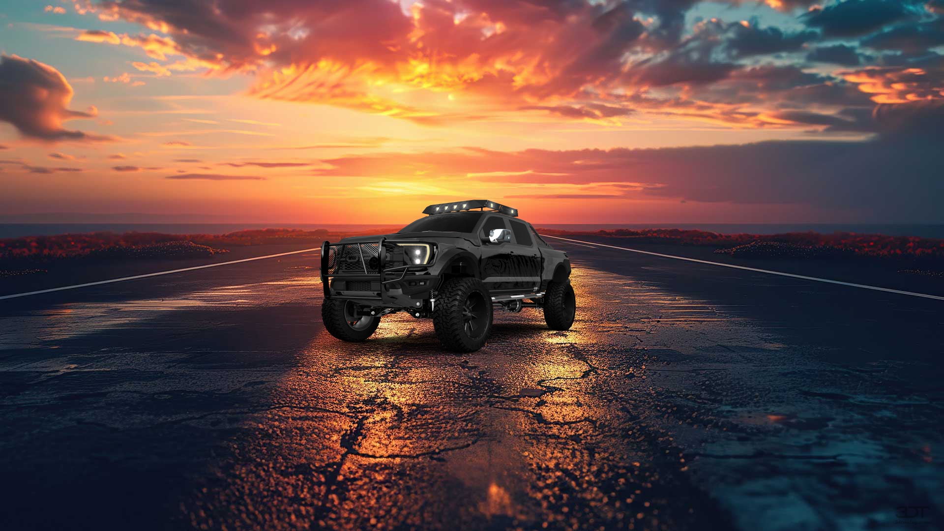 Ford F-150 Raptor 4 Door pickup truck 2021