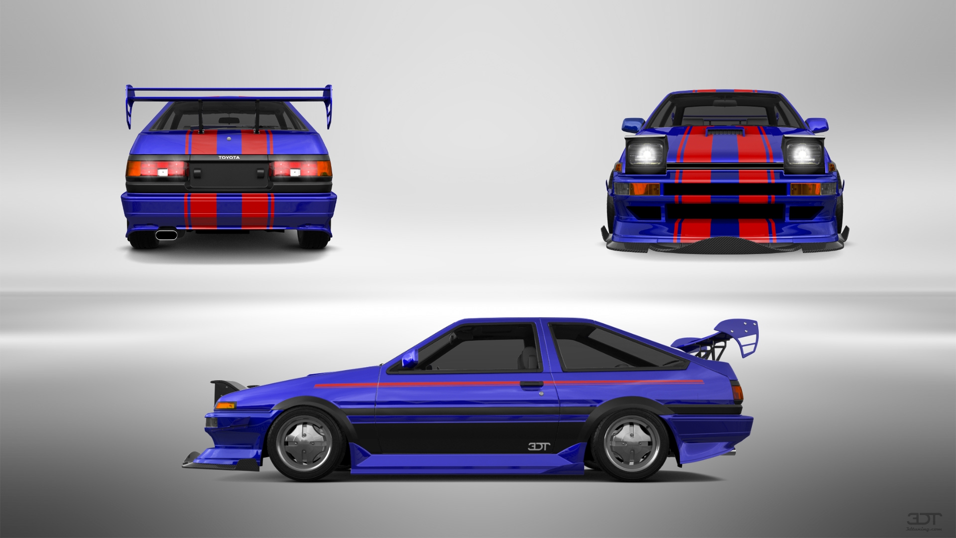 Toyota AE86 3 Door Hatchback 1985 tuning