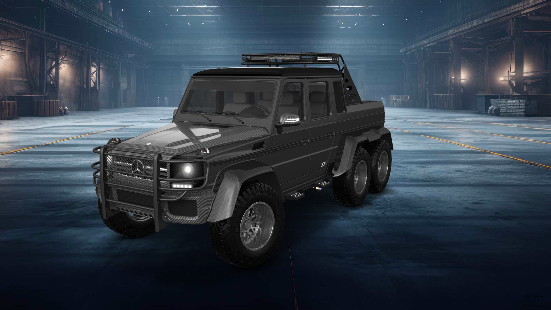 Mercedes G 63 AMG 6x6 4 Door pickup truck 2013 tuning