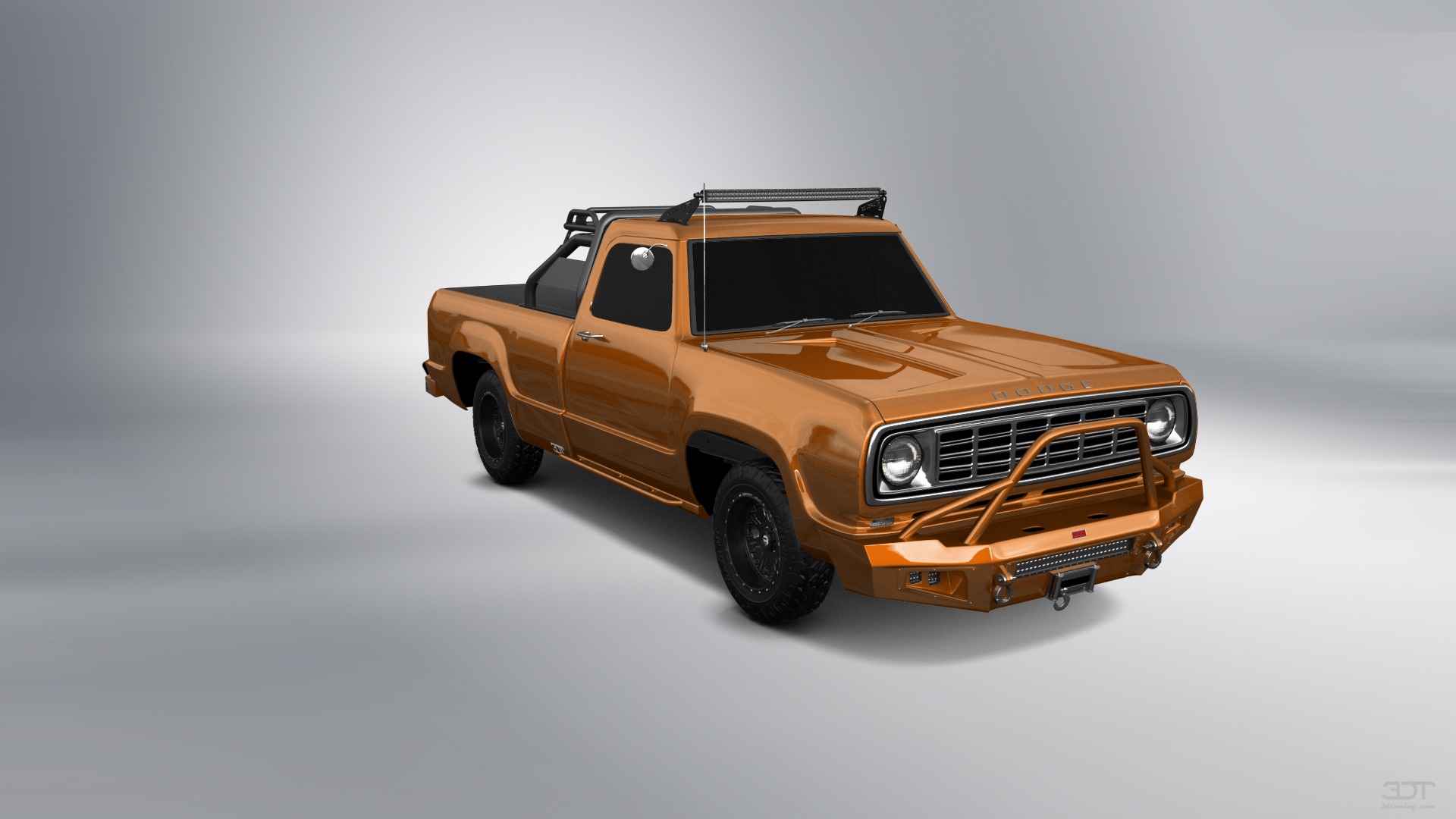 Dodge Power Wagon W200 2 Door pickup truck 1972 tuning